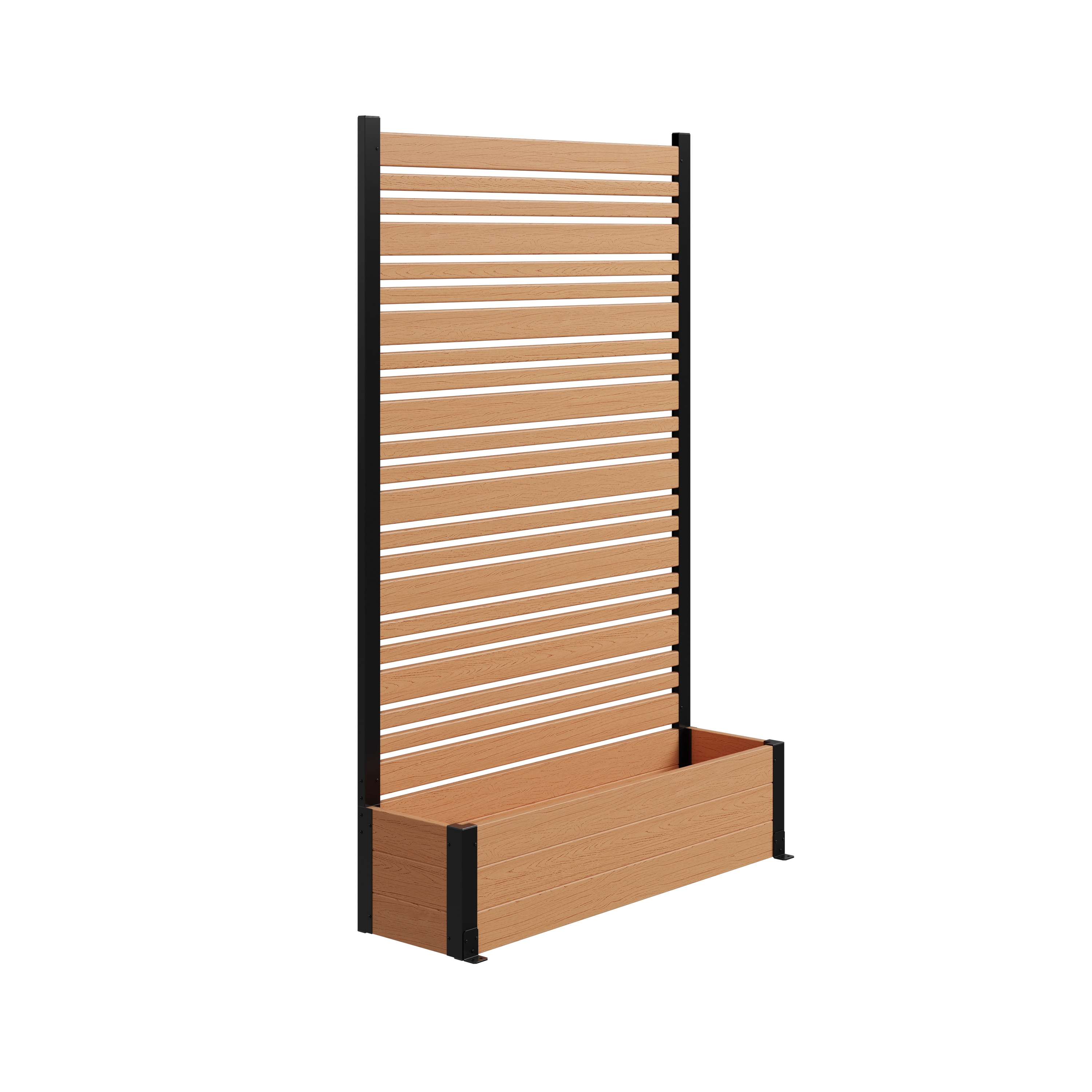 Enclo Privacy Screens EC18024 Florence Freestanding 46-in W Vinyl/Polyresin Outdoor Privacy Screen