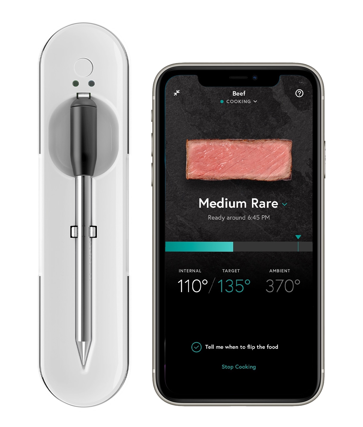 Yummly - Smart Meat Thermometer - White