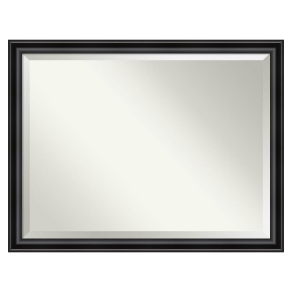 Amanti Art DSW4593701 Grand 43.88-Inches x 33.88-Inches Framed Rectangle Bathroom Vanity Mirror ( Distressed Black )