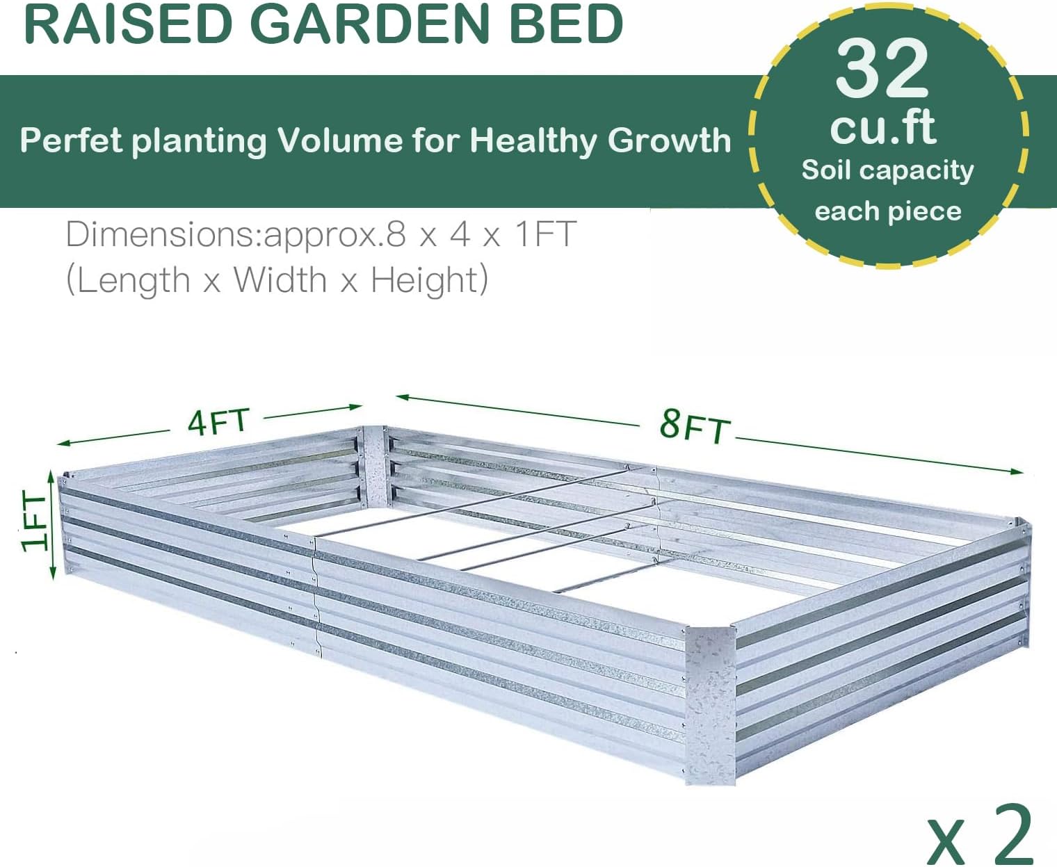 Aoibox LAB0219B25 Raised-Garden-Beds - View #3