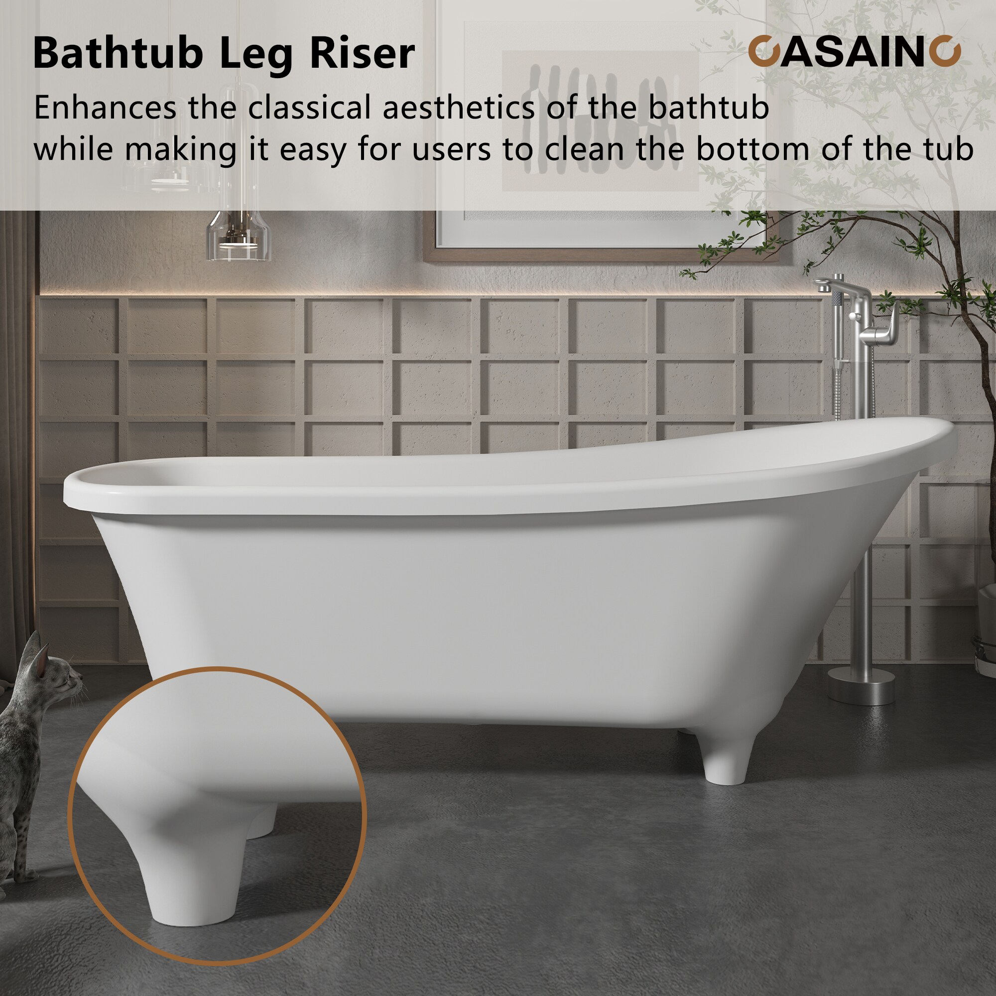 CASAINC CA06002S69MW bathtubs - View #8