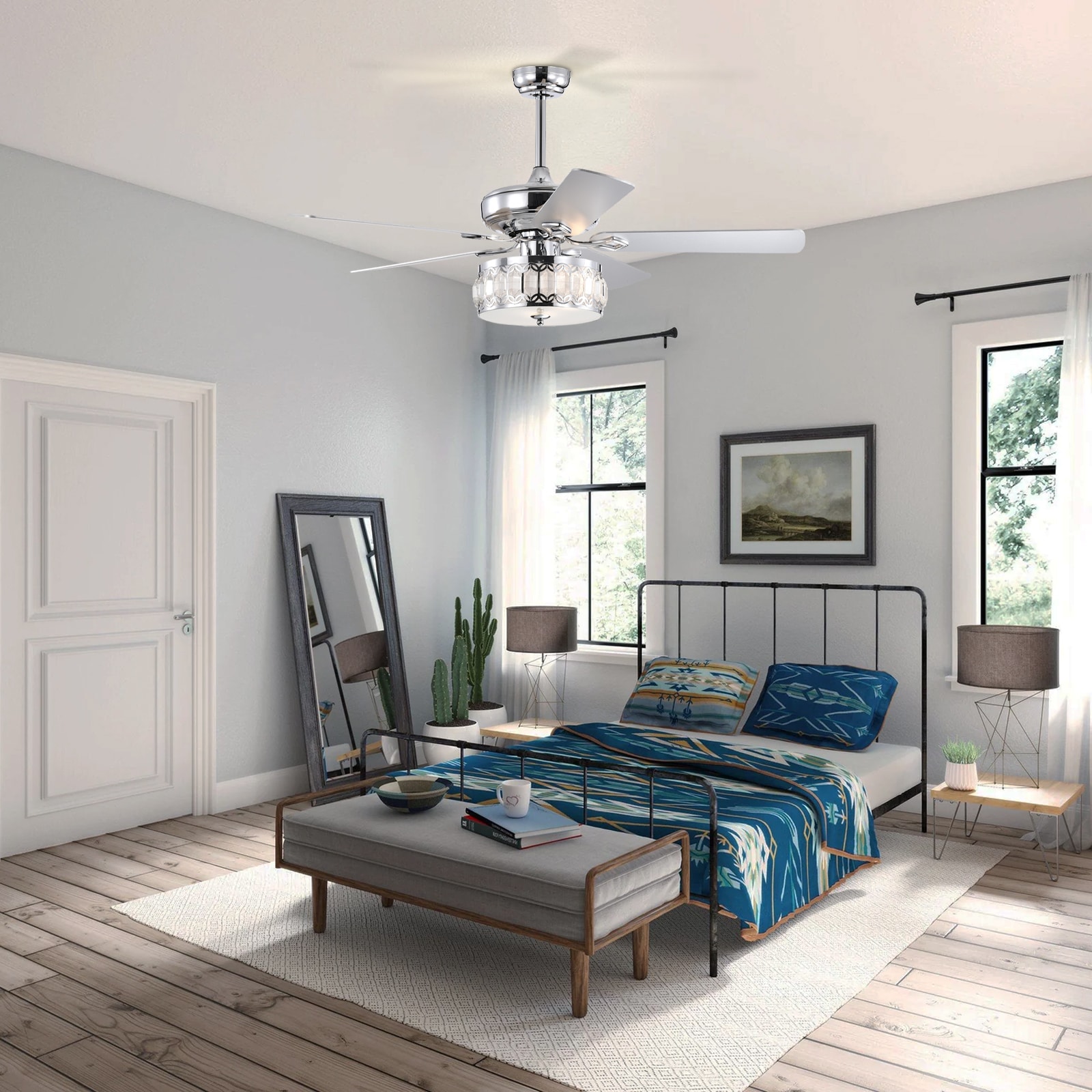 Flynama HEM-L-6007/BL Ceiling-Fans - View #2