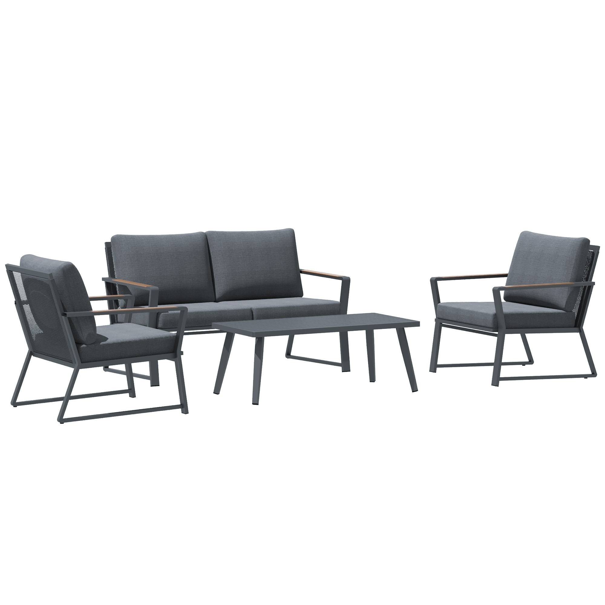 BABOOM BOM-0272ORUST Patio-Conversation-Sets - View #2