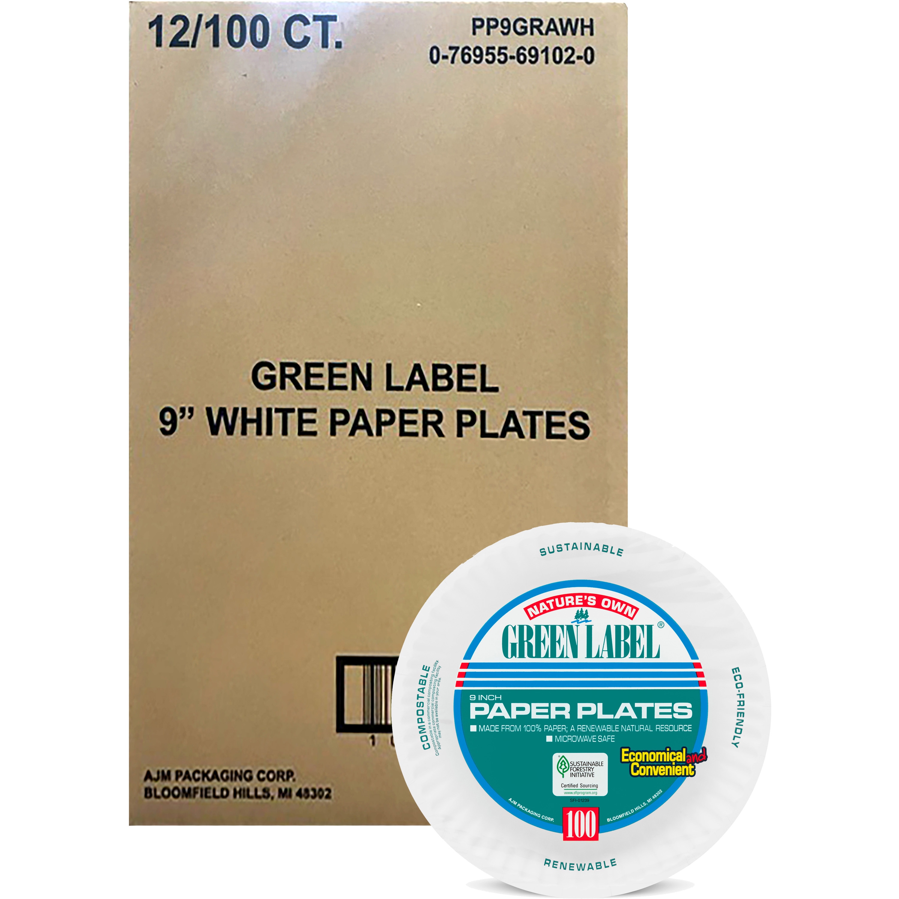 AJM Packaging Corporation AJMPP9GRA Party-Supplies-Cc - View #5