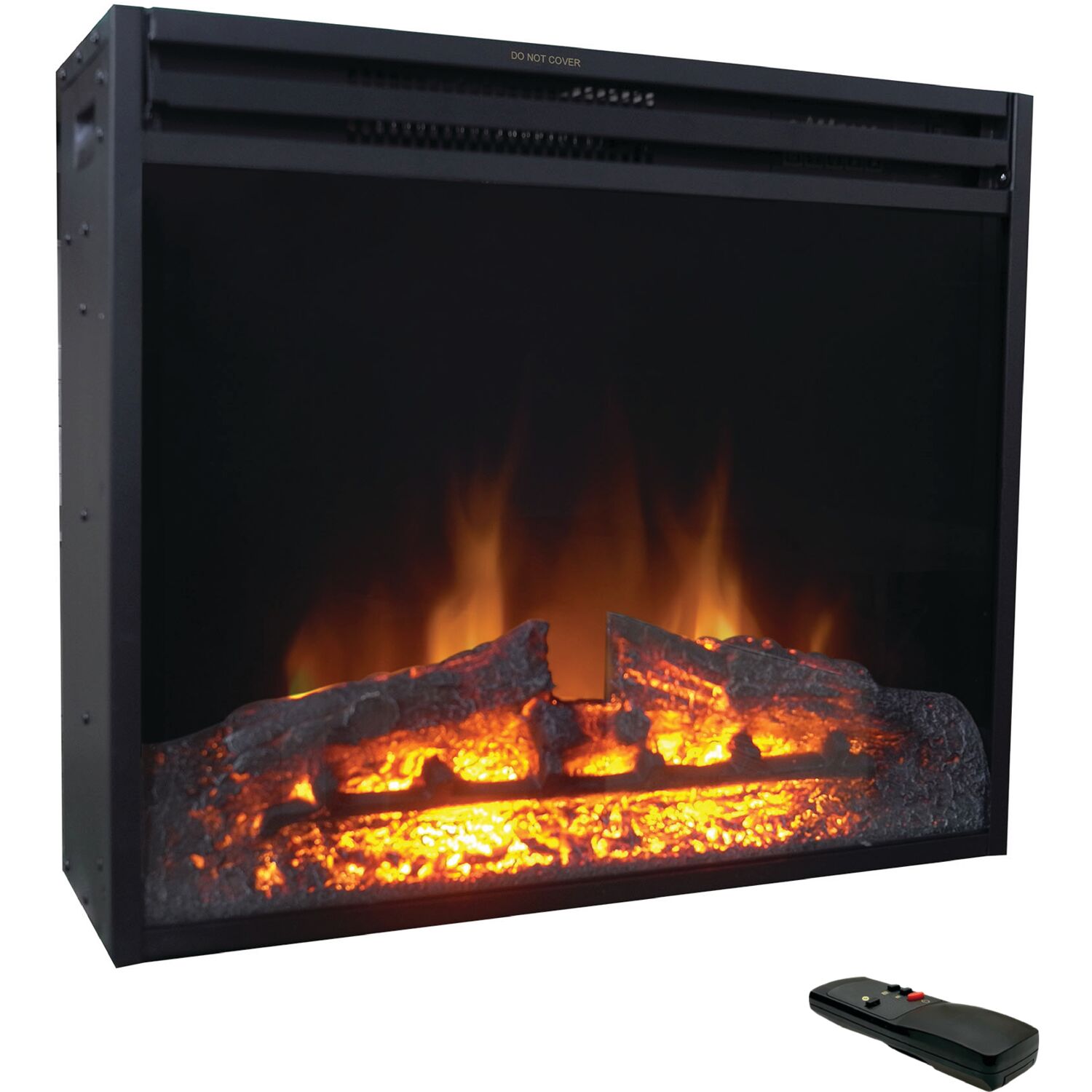 Cambridge 22.8-in W Black Fan-forced Electric Fireplace CAM23INS-1BLK Sansujyuku sansujyuku.com