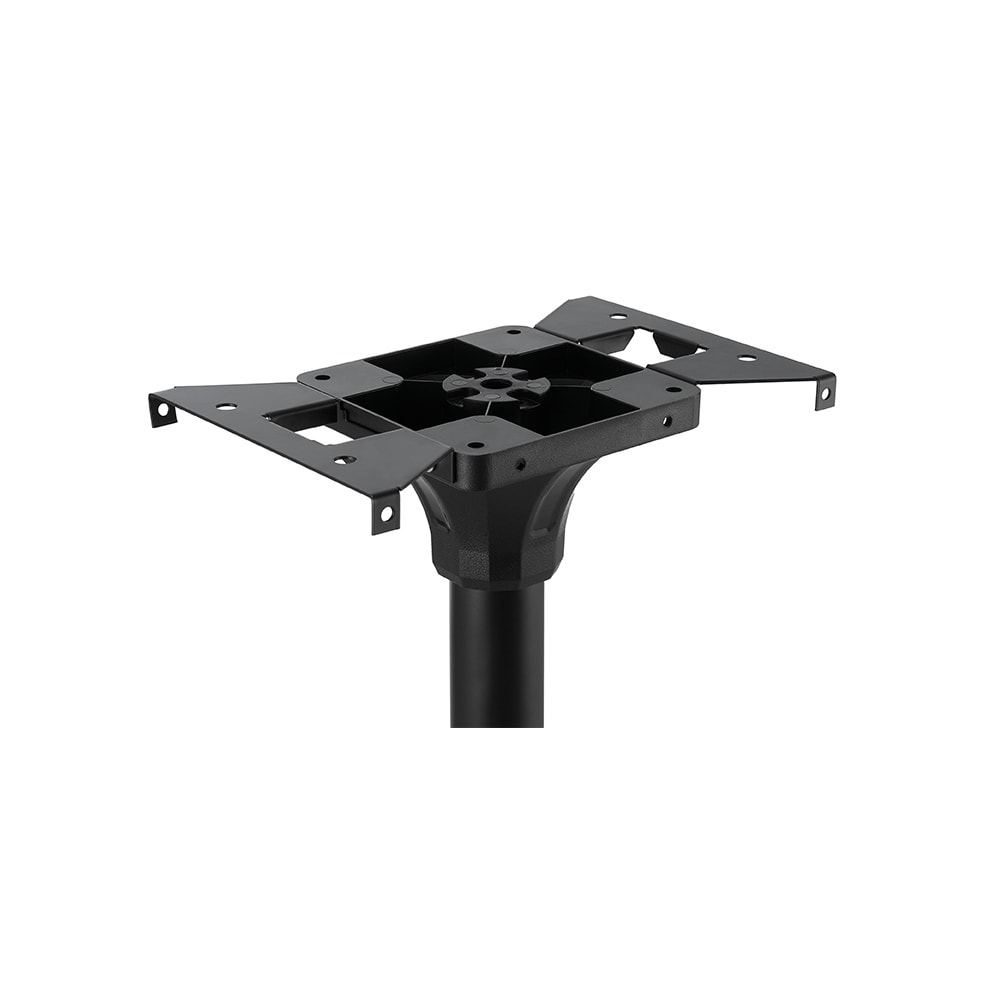 Architectural Mailboxes Black Powder Coated Steel In-Ground Mailbox Post