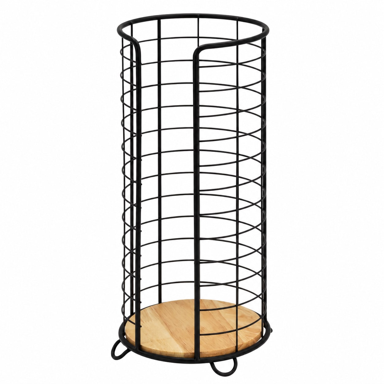 Paradigms Interiors Freestanding Toilet Paper Holder Metal Construction Holds 3 Rolls No Assembly Required Space Saving Modern Design #514068539476
