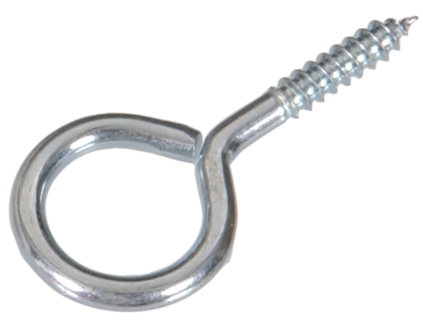 DuraSteel 0.125-in Black Steel Screw Eye Hook