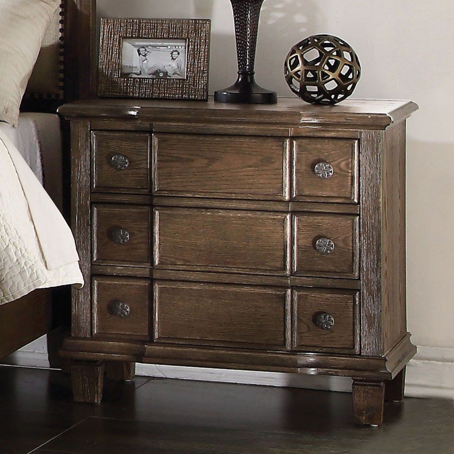 JASMODER 26113 Oak Nightstand