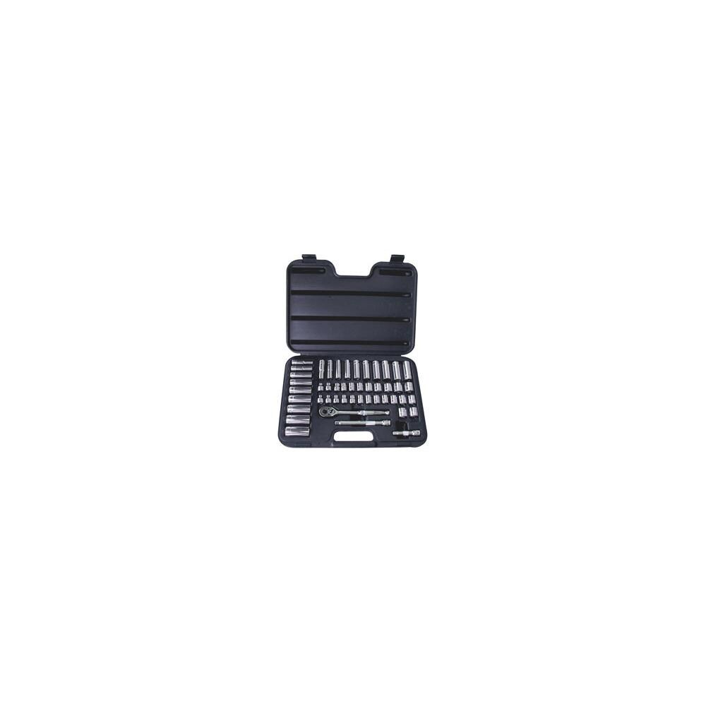 ATD MDCO3143  Tools -1247 47 Pc 0.37 In. Drive 12-Point Socket Set