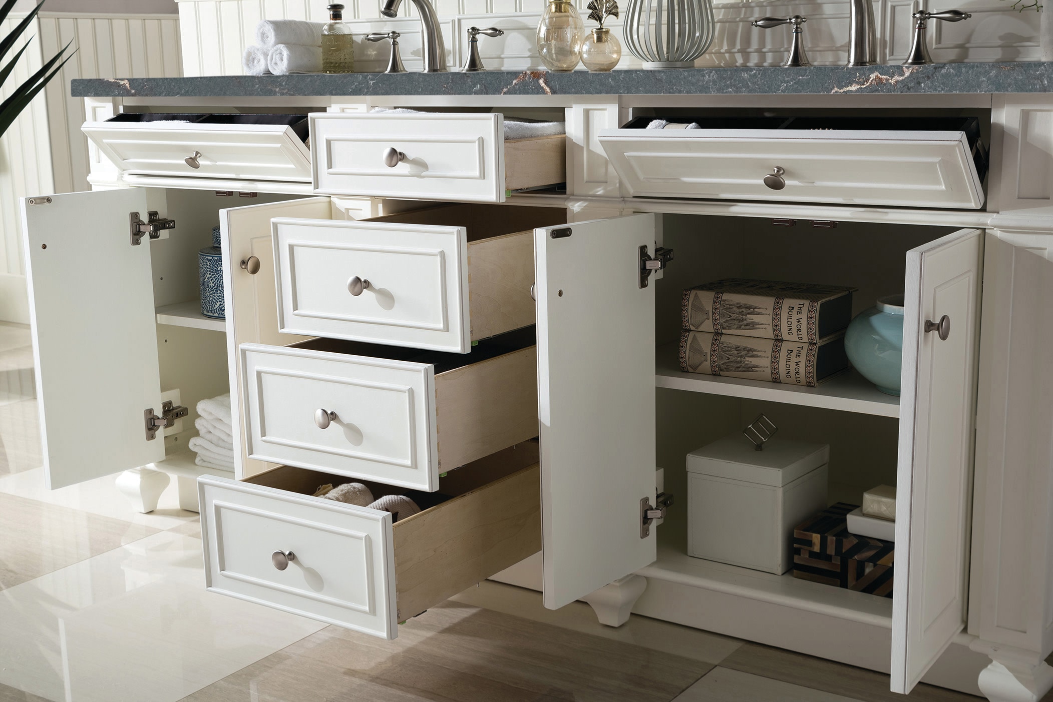 James Martin Vanities 157-V72-BW-3PBL Bath-Vanity-Combo - View #4