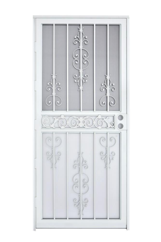 Gatehouse Garden View 32-in x 80-in White Steel Recessed