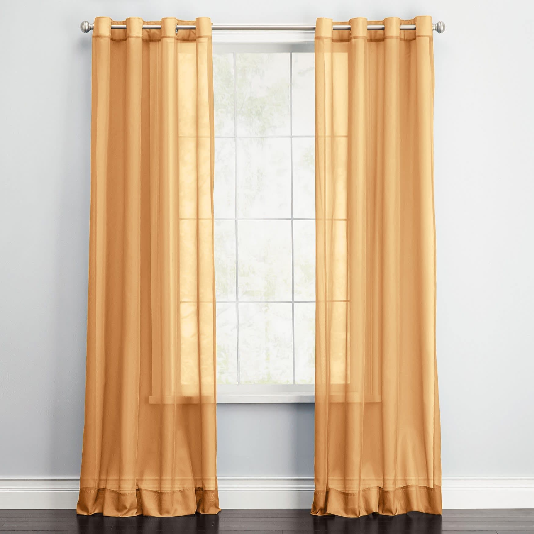 BrylaneHome 196392670553 BH Studio Sheer Voile Grommet Panel