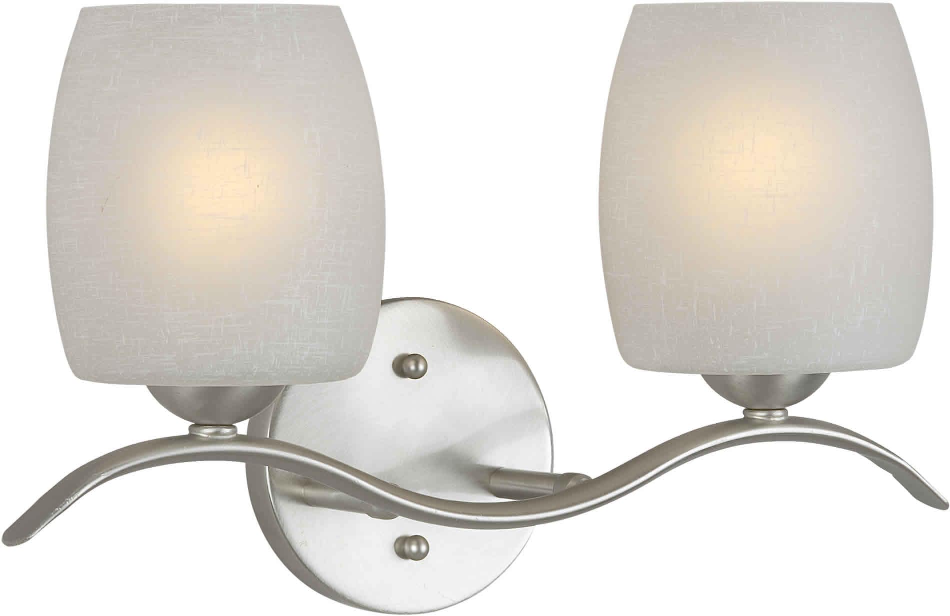  LW-FT510924 15-in 2-Light Brushed Nickel Transitional Vanity Light