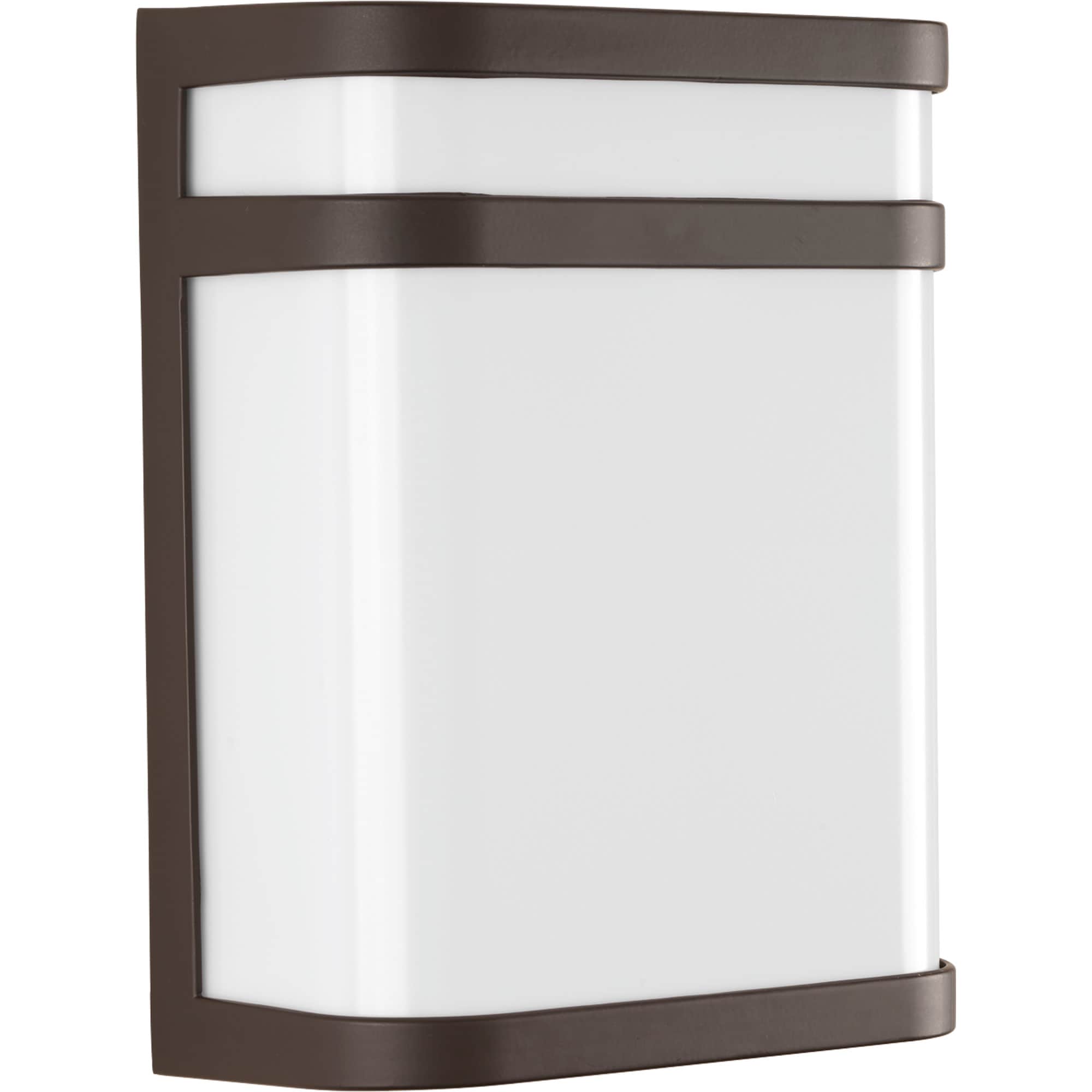 Architectural Bronze LED Outdoor Wall Lantern with Acrylic Diffuser