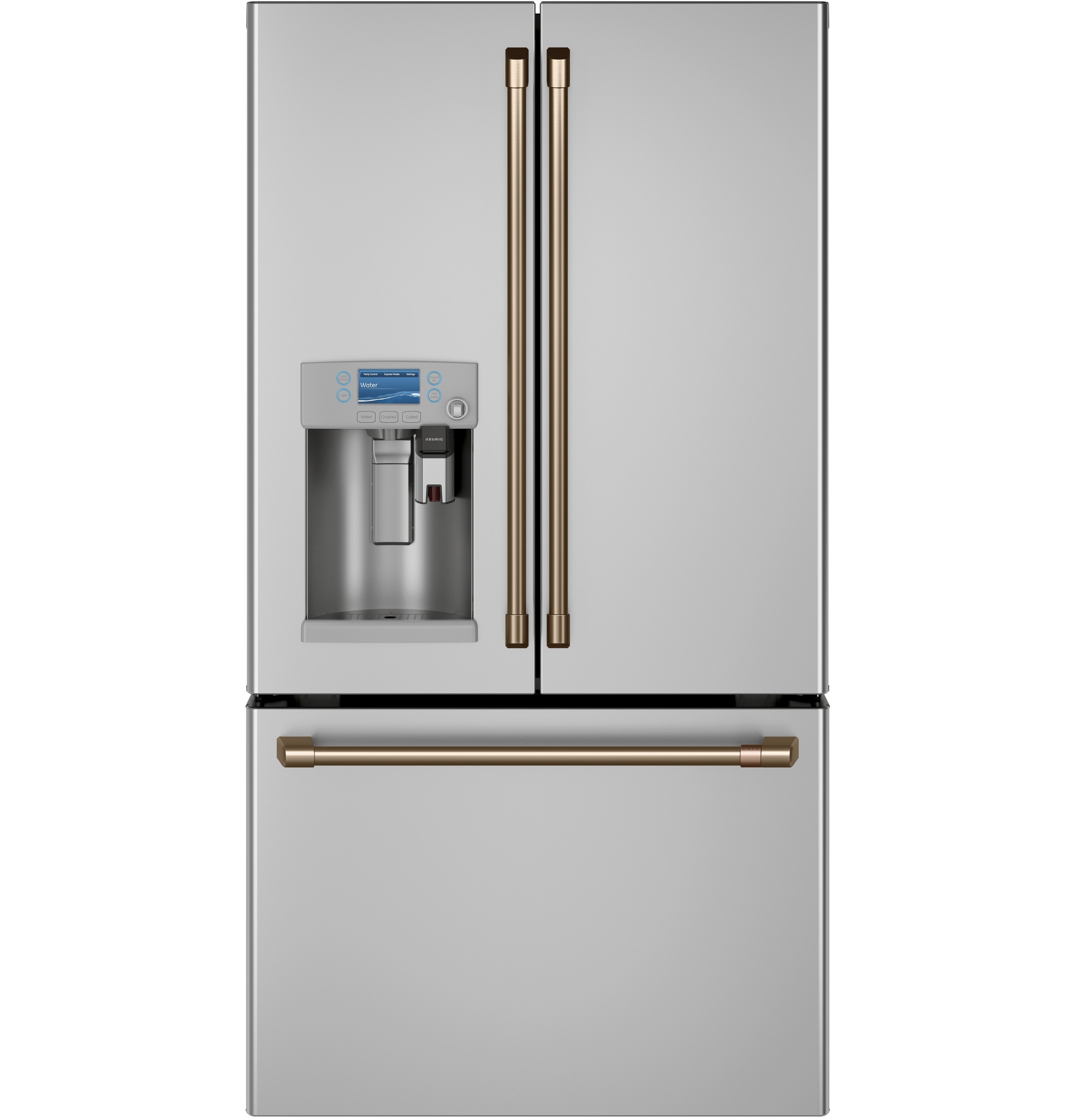 Cafe French Door Refrigerator 3 Piece Handle Kit- Brushed Bronze in the Refrigerator  Parts department at