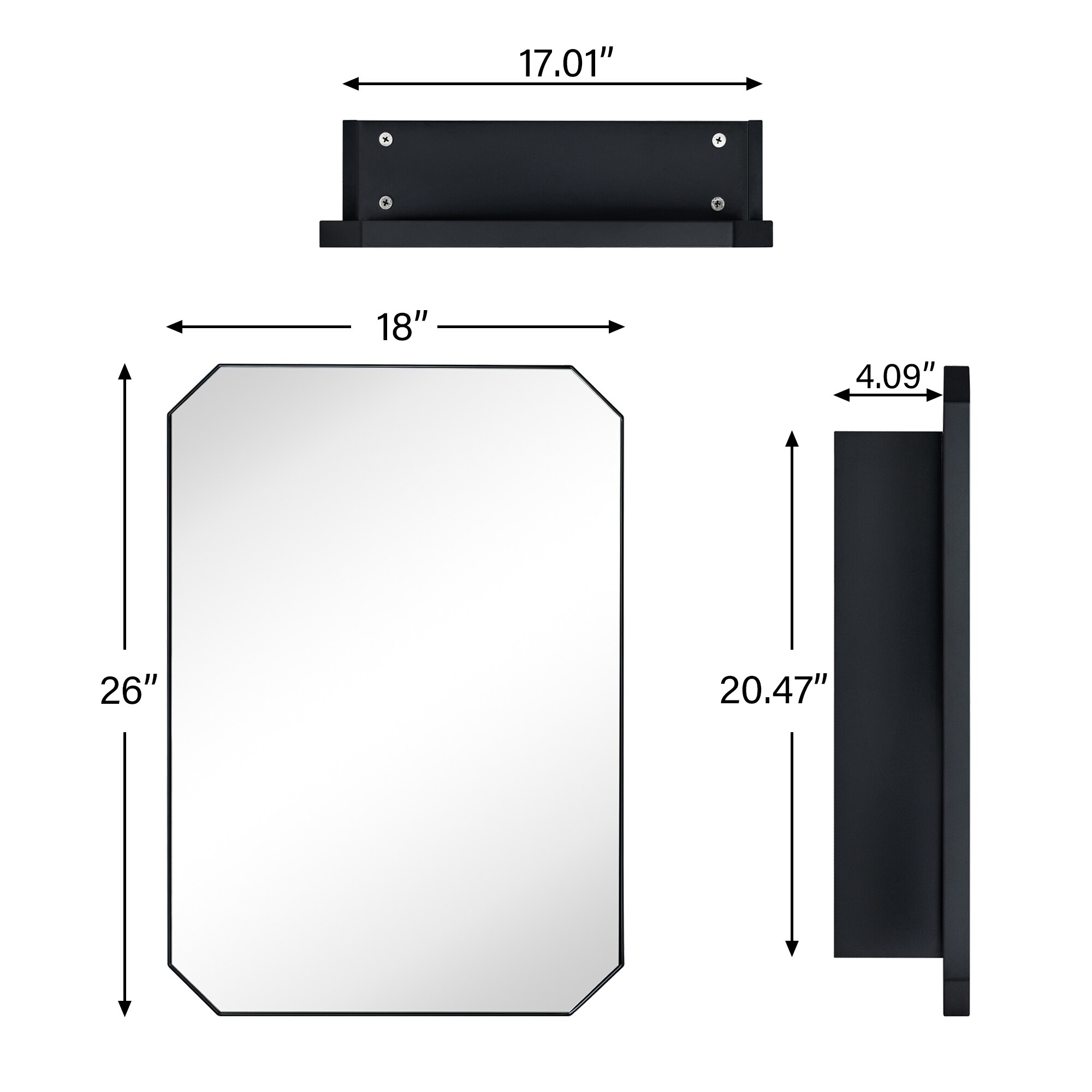 TEHOME GC-00761 Bathroom-Medicine-Cabinets - View #10