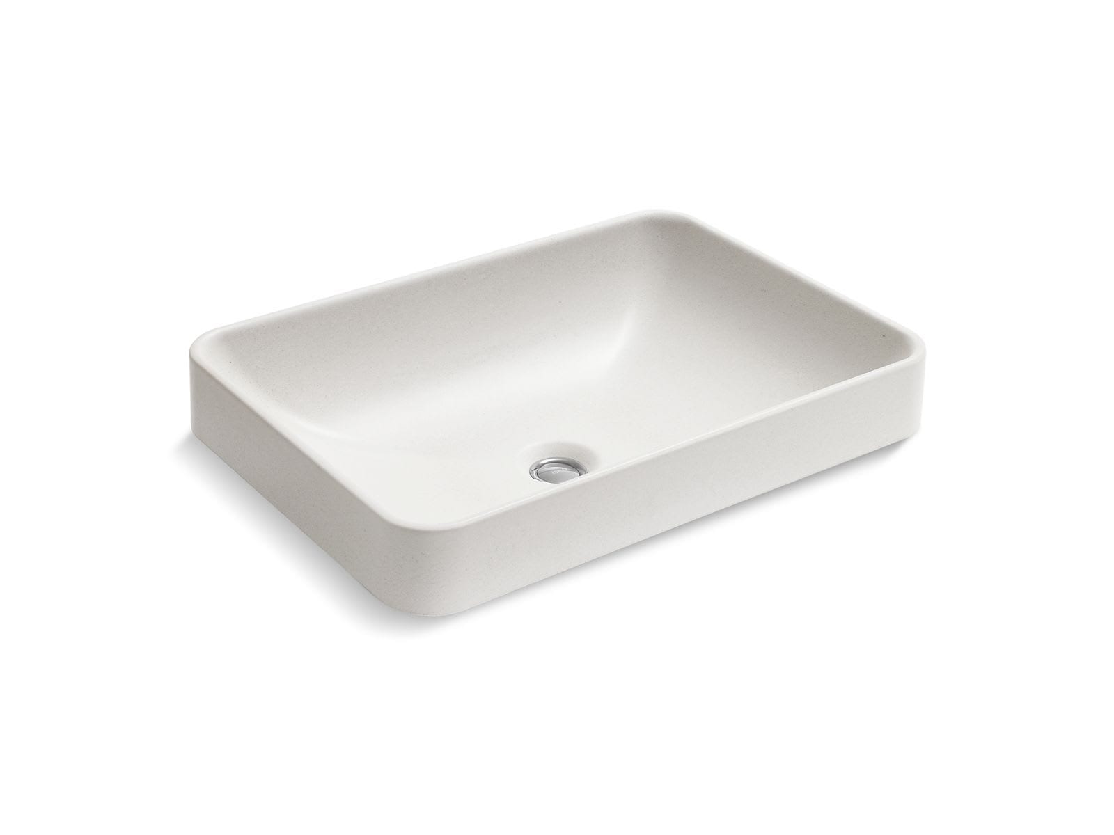 Vox Vitreous China 23-in Wall-mount Rectangular Modern White Bathroom Sink with Drain Included