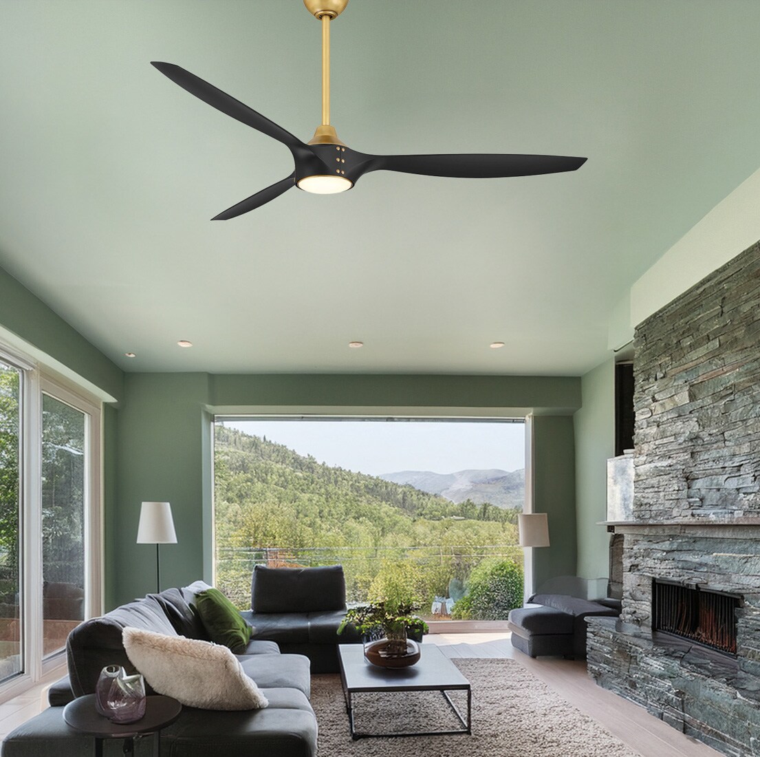 Minka Aire F762L-LBR/CL Ceiling-Fans - View #3