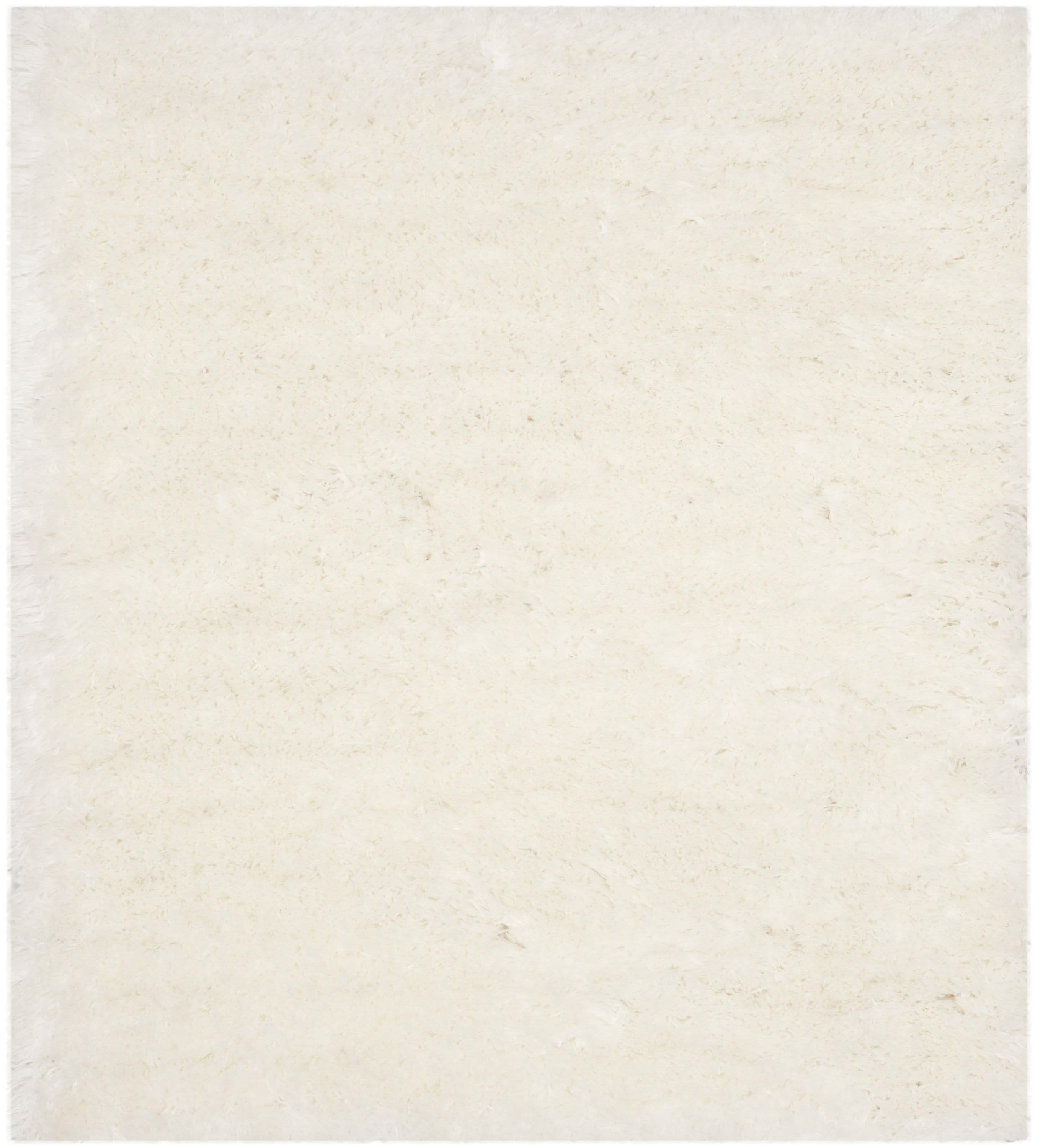 Safavieh SG270A-5SQ Arctic Shag 5 x 5 (ft) Tufted Polyester Ivory Square Indoor Solid Area rug