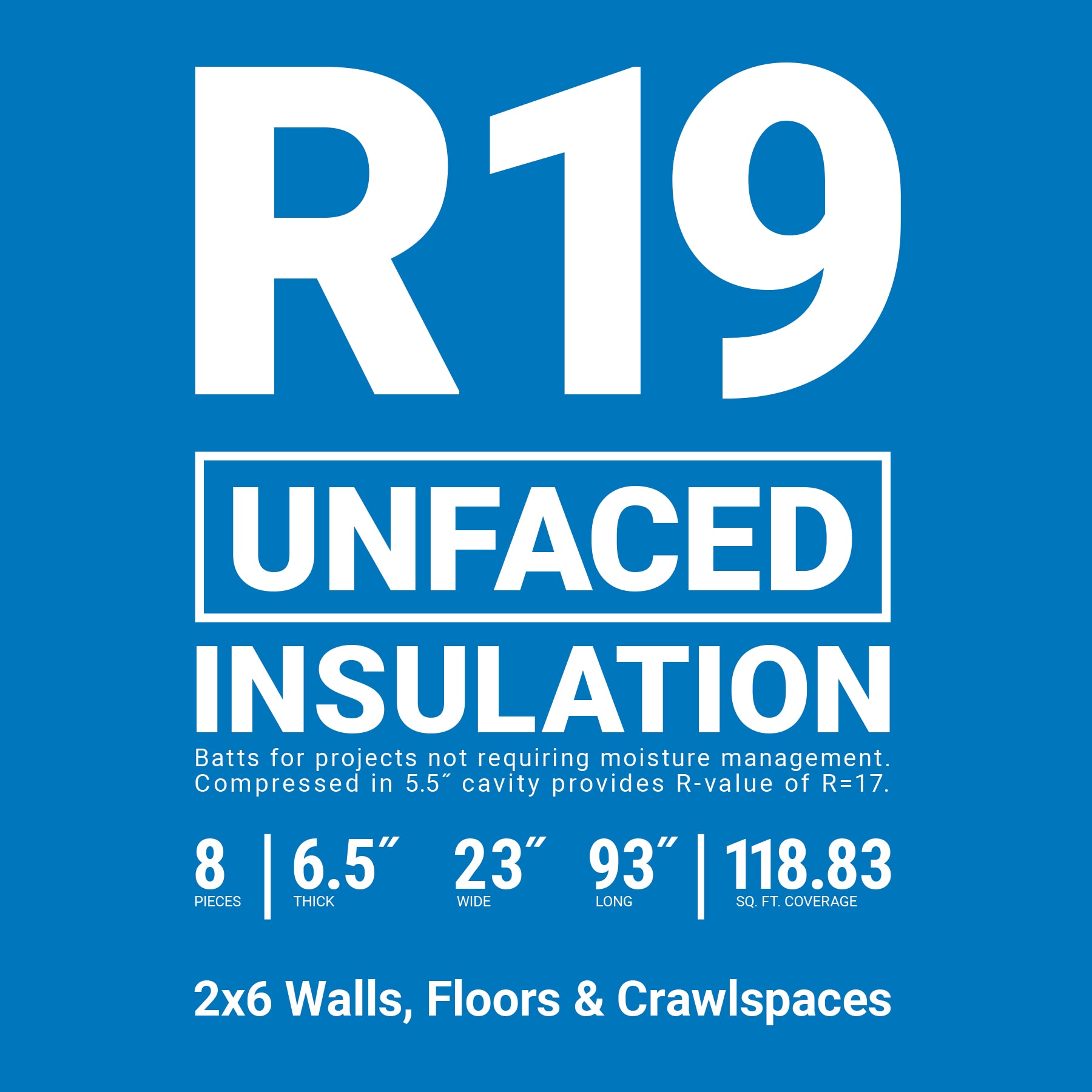 Owens Corning W61BP Batt-Insulation - View #2