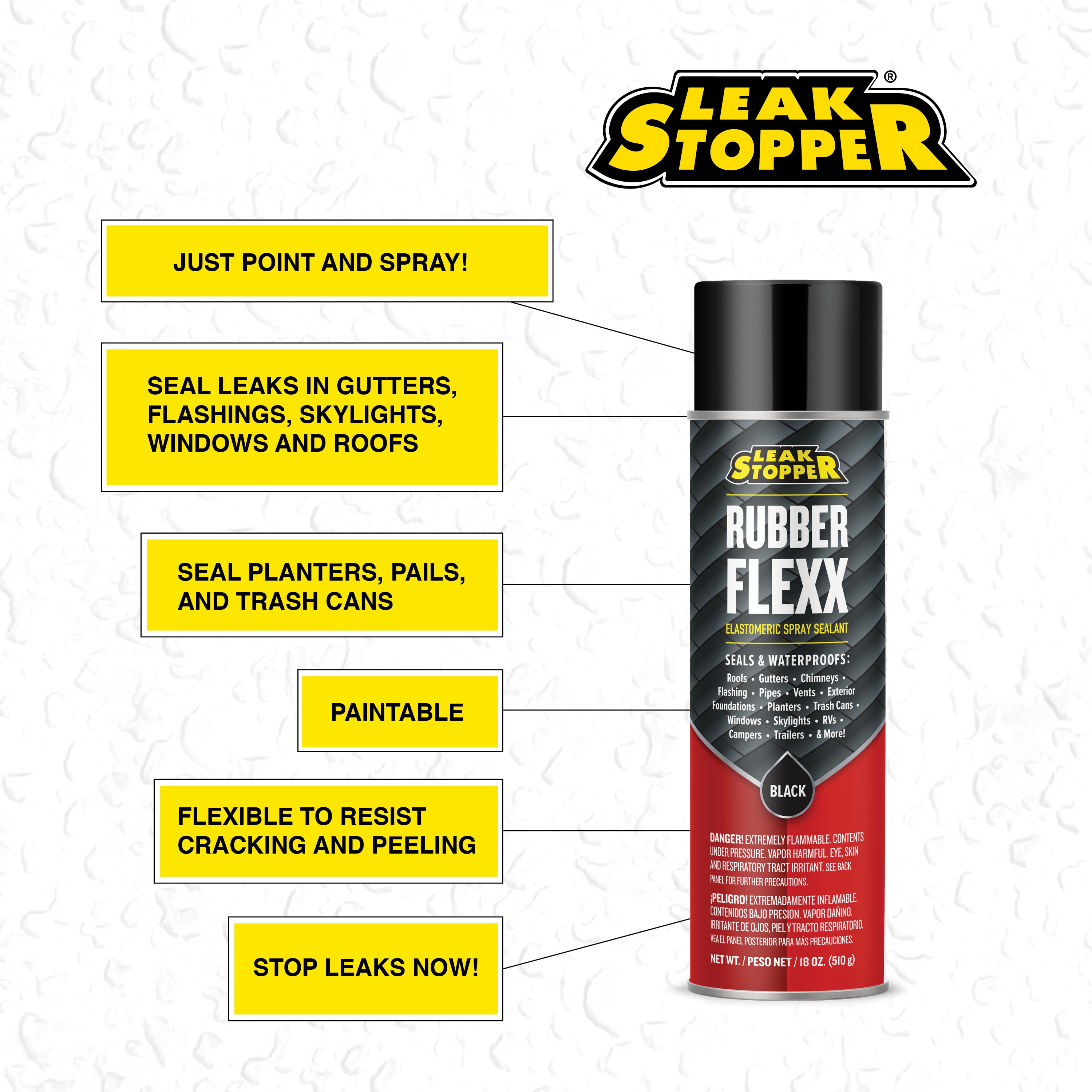 Roof on sale sealant spray