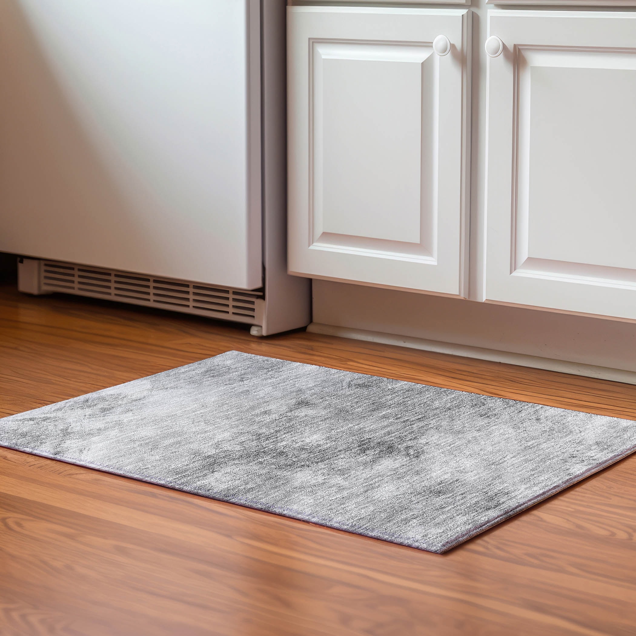 Addison Rugs AMF590SV20X30 Mayfield AMF590SV 2 x 3 (ft) Loomed Polyester Silver Rectangular Indoor Geometric Machine washable Area rug