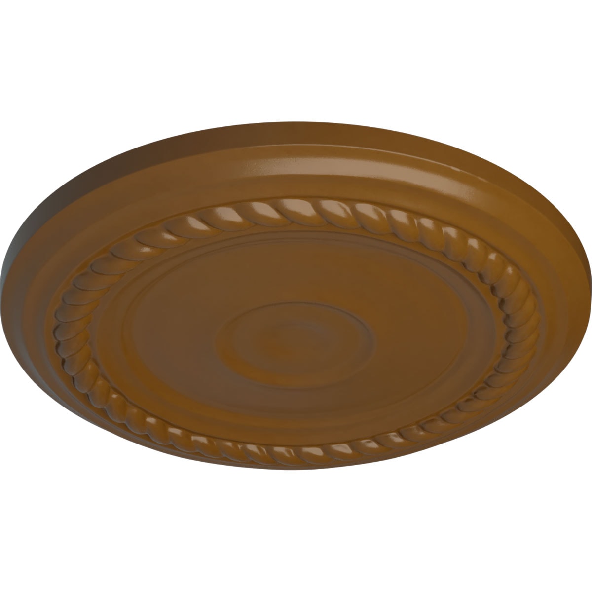 Smokey Topaz 7.88" Round Ceiling Medallion