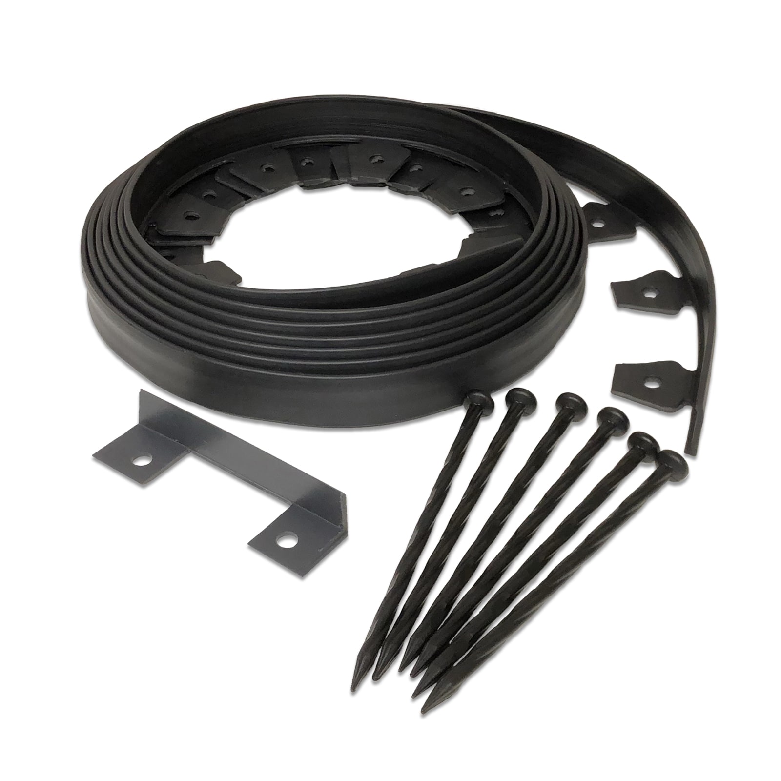 EasyFlex 60-ft x 1.5-in No-Dig Black Plastic Landscape Edging Roll