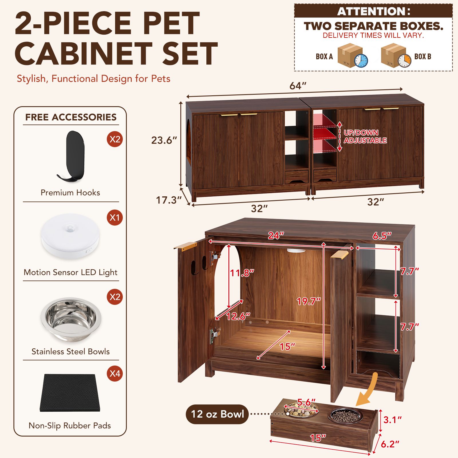 FIMELLO LSFM-CAT-SET Litter-Boxes - View #2