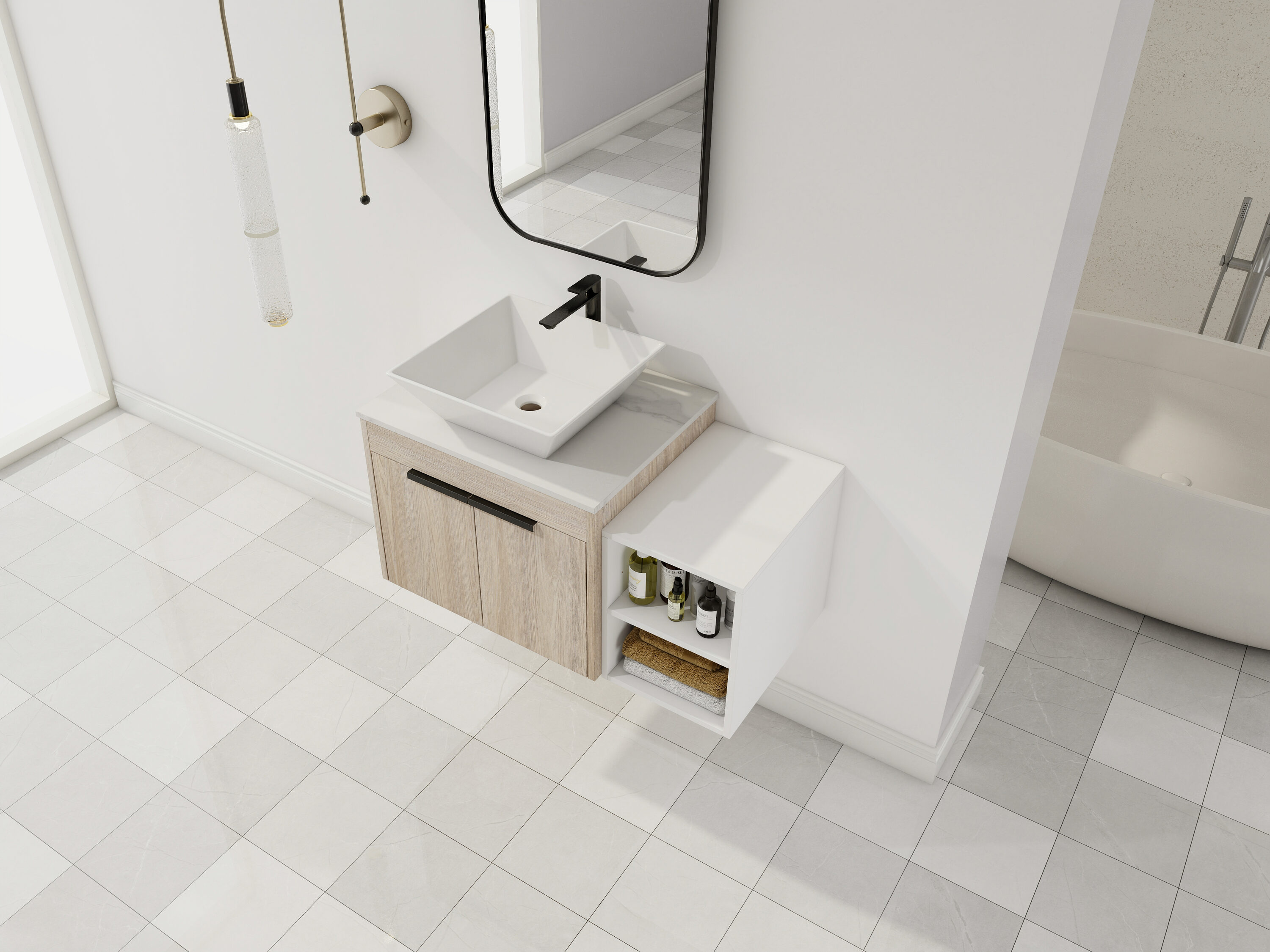 LUXEYARD DS-X-43-SHLE66 Bath-Vanity-Combo - View #6