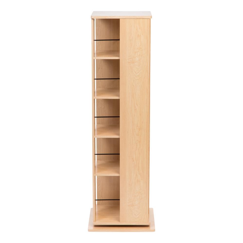 Iris Tan Wood 5-shelf Bookcase (17.17-in W X 54.7-in H X 17.17-in D) At 