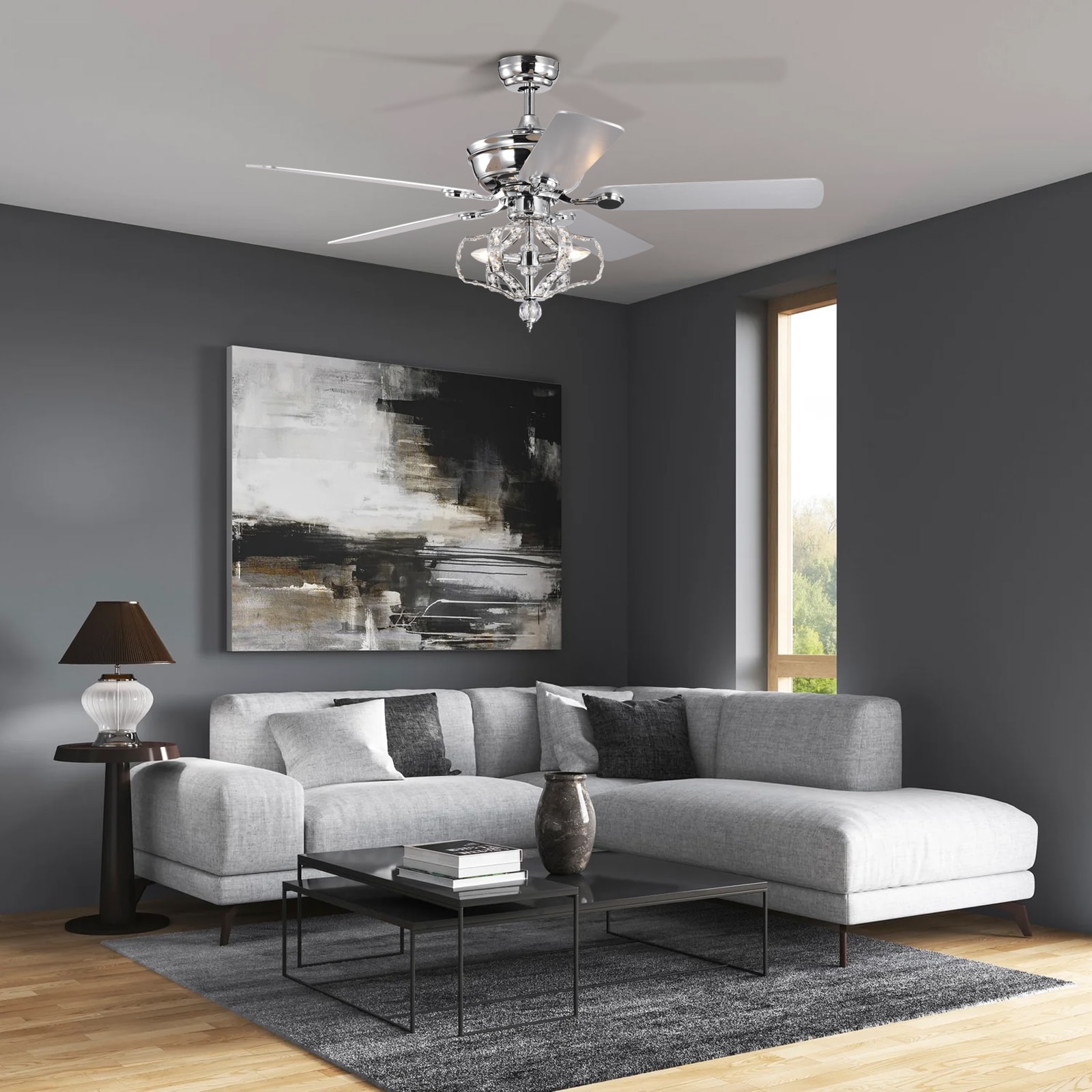 Flynama HEM-L-6042REMO/CH Ceiling-Fans - View #2