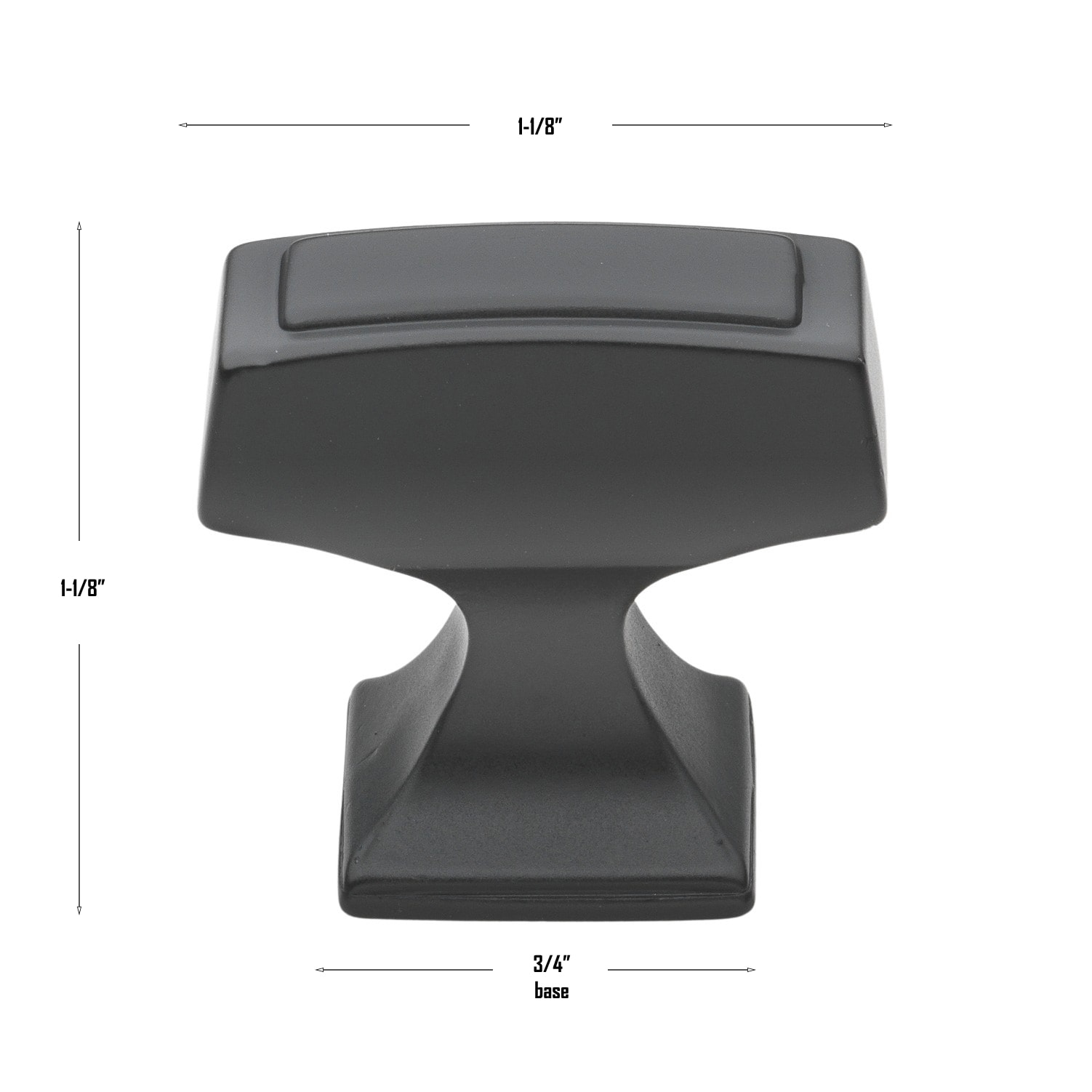 GlideRite Hardware 87390-MB-25 Cabinet-Pulls - View #4