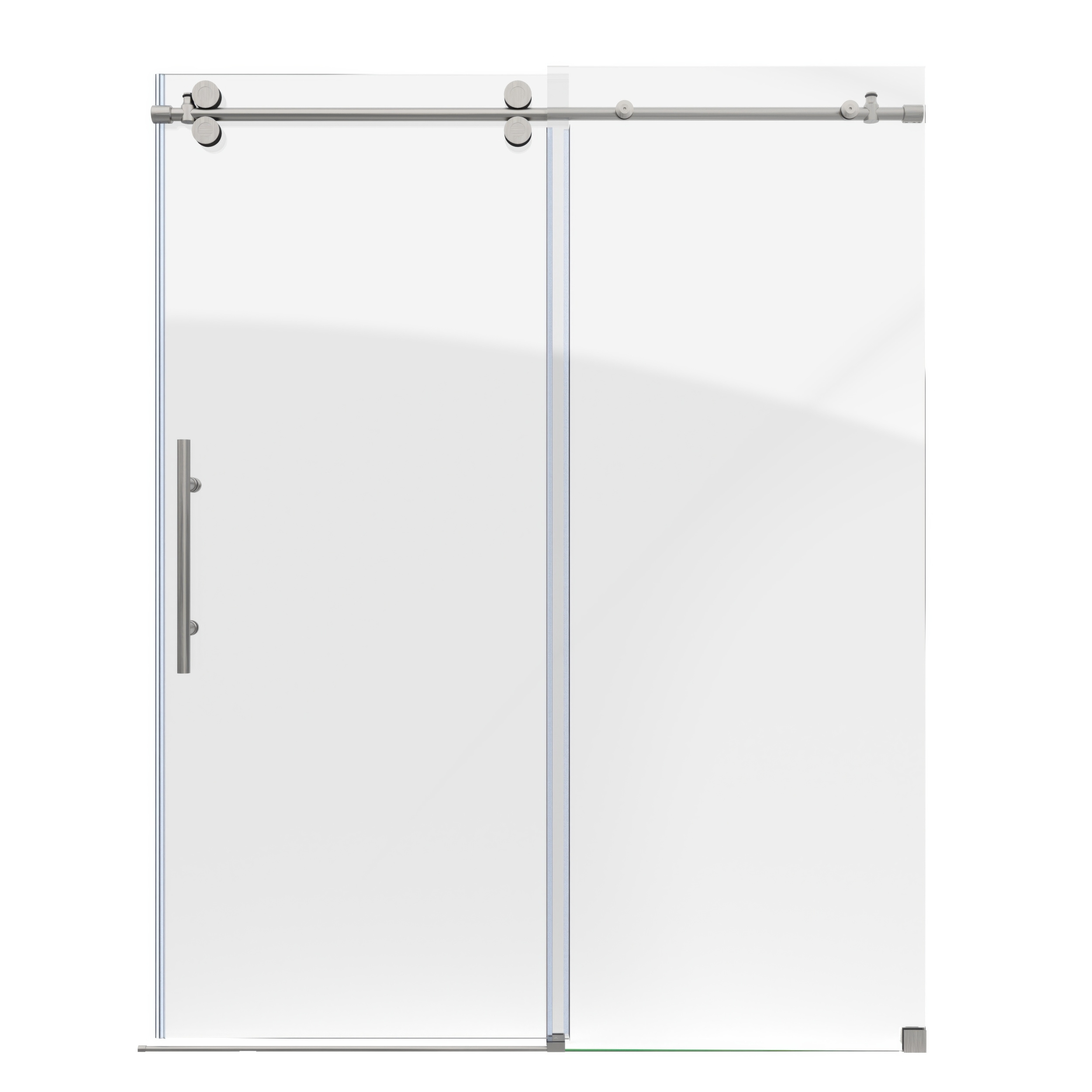 DreamLine Enigma-XO Brushed Stainless Steel 56-in to 60-in W x 76