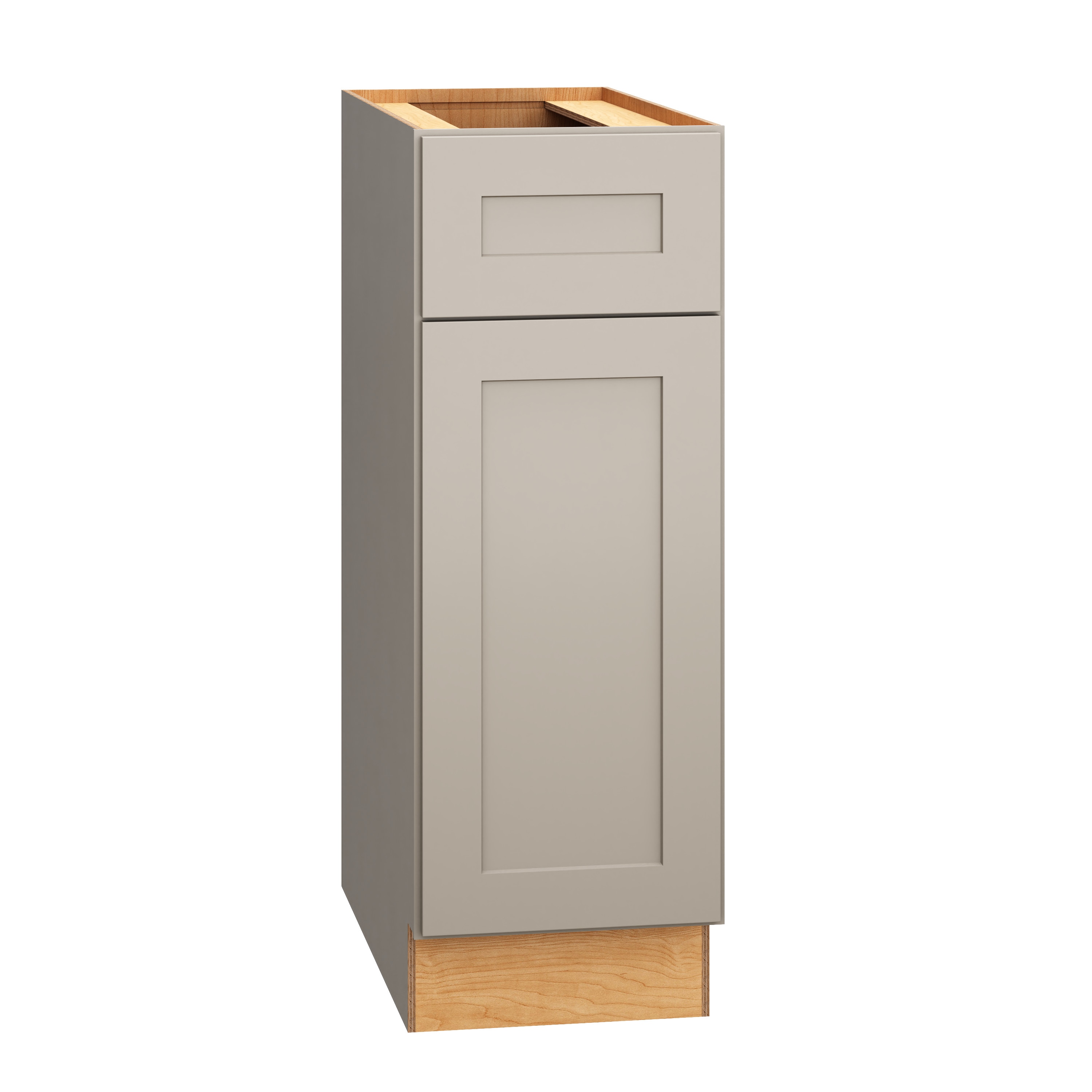 RELIABILT 333 B12R Pinnacle 12-in W x 34.5-in H x 24-in D Gray Base Fully assembled Plywood Cabinet (Recessed Panel Shaker)