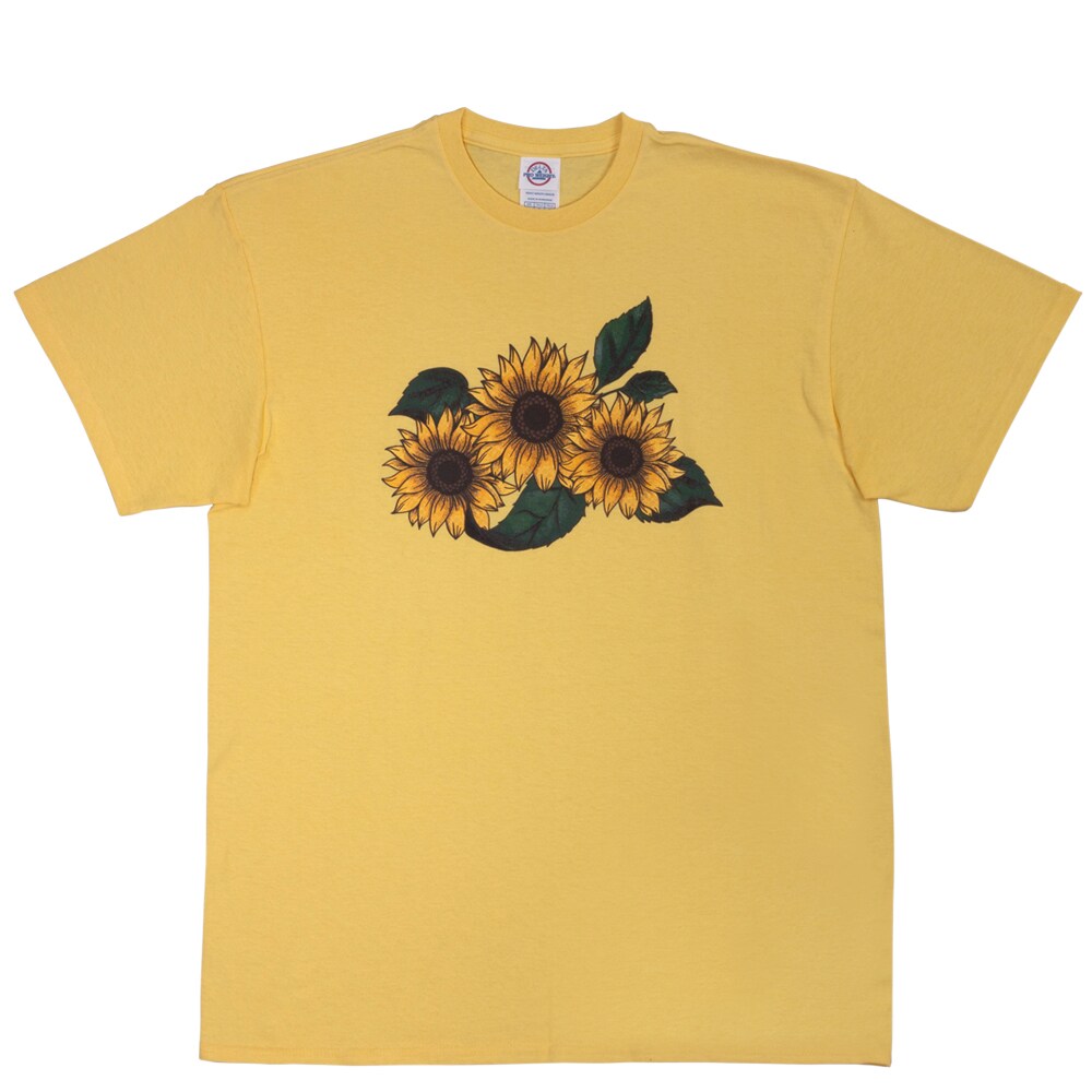 Infinity Brands LOW-1-SS24-SSTSGS-2X Women's Yellow Knit Short sleeve T-shirt ( 2XL )