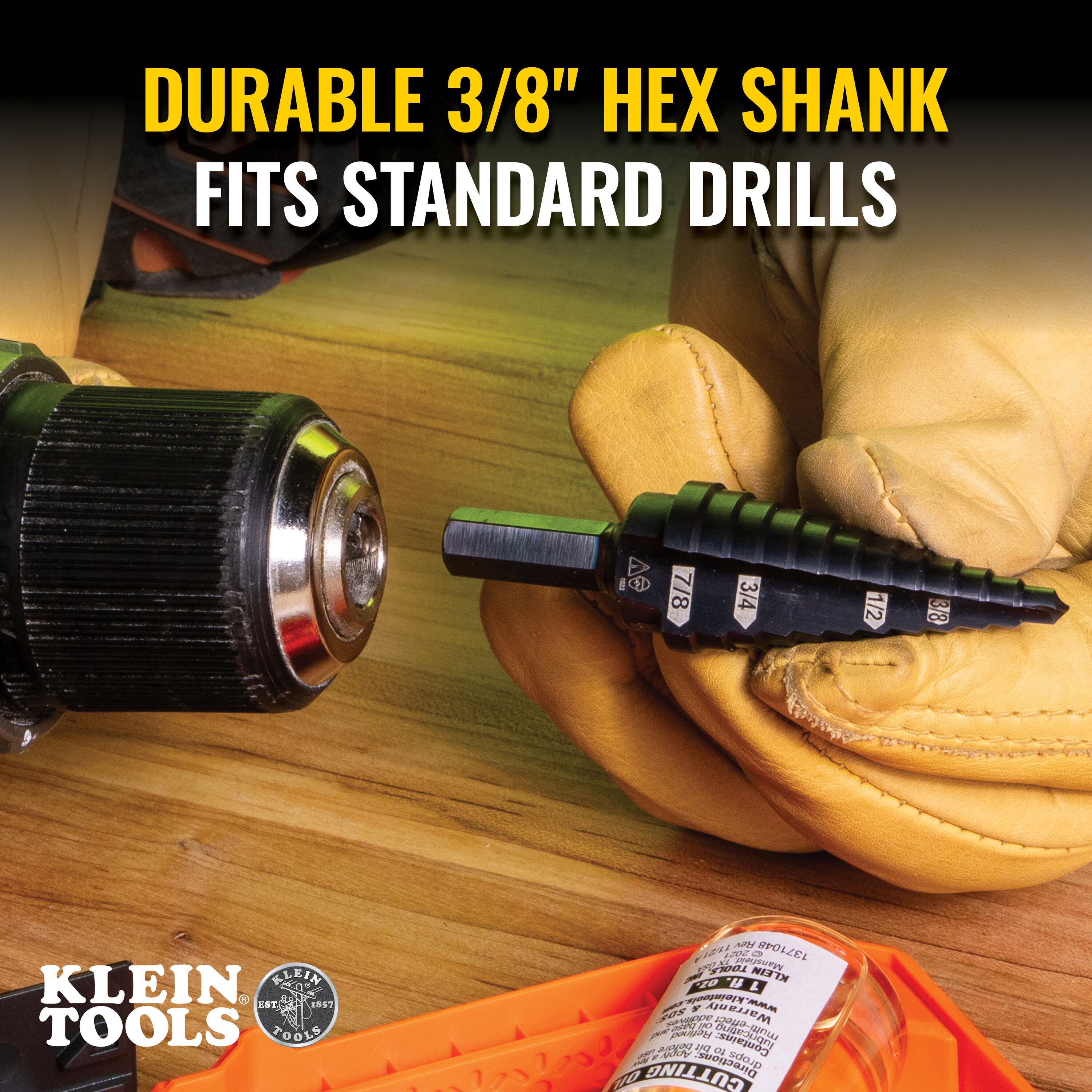 Klein Tools KTSB14 Metal-Step-Drill-Bits - View #4