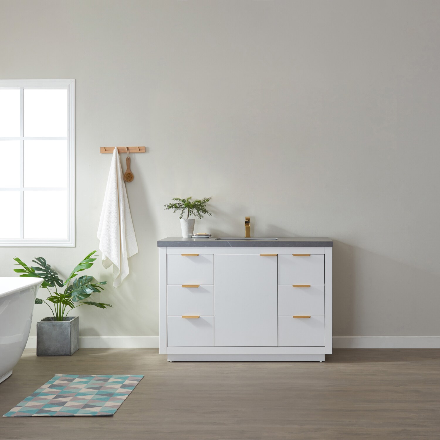 Vinnova 701548-WH-ALB-NM Bath-Vanity-Combo - View #9