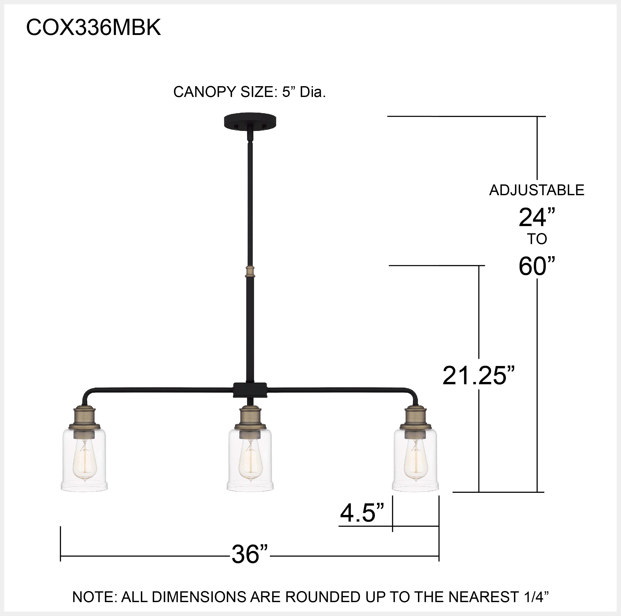 Quoizel COX336MBK b090015 - View #5