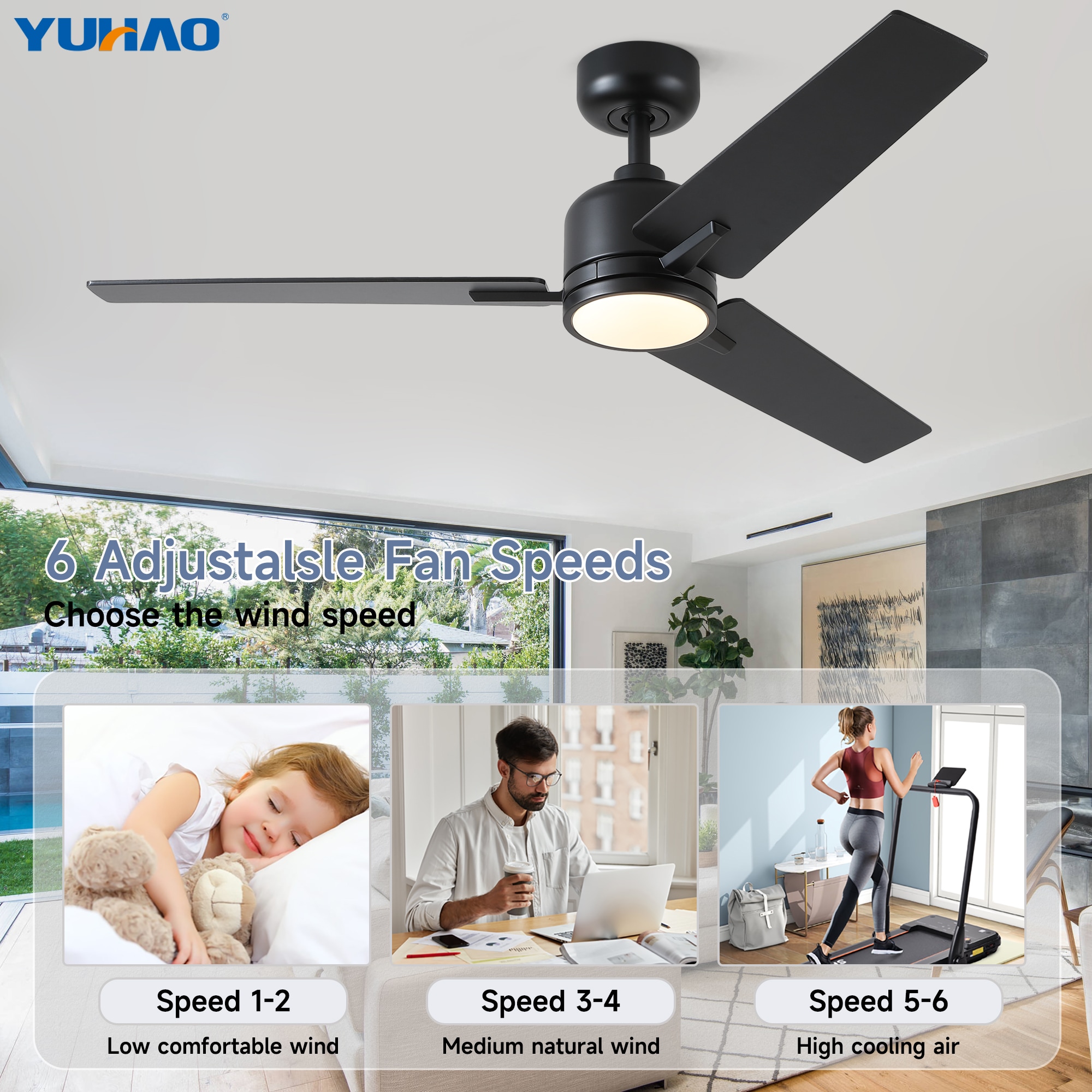 YUHAO LSDY1235BK48 Ceiling-Fans - View #15