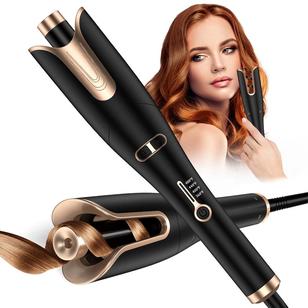 Curling Iron Professional Automatic Hair Curler with Large Rotating Barrel
