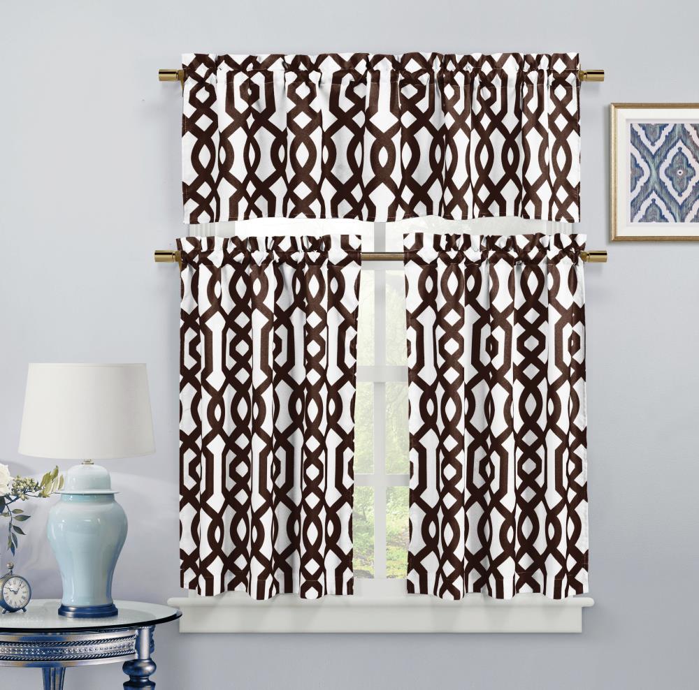 Duck River Textile ASKCO=12 /12129 15-Inches Chocolate Room darkening Standard lined Rod pocket Curtain panel pair