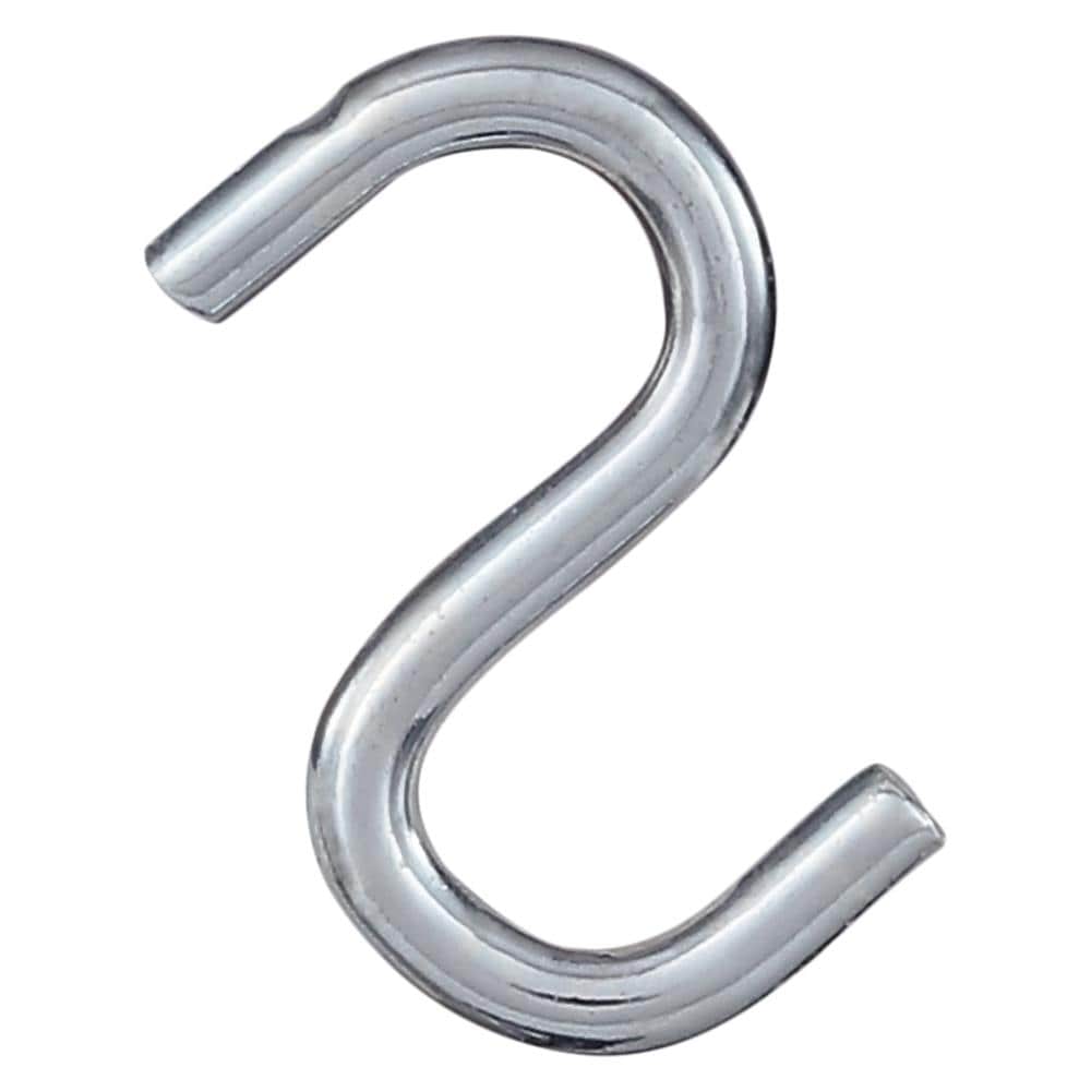 National Hardware 1-in Zinc Plated Zinc S-hook (4-Pack) in the Hooks  department at