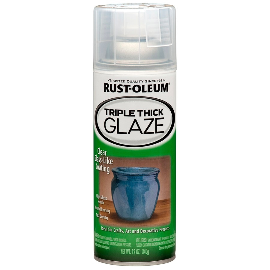 Rust-Oleum Triple Thick High-Gloss Clear Spray Paint (NET WT. 12-oz) at