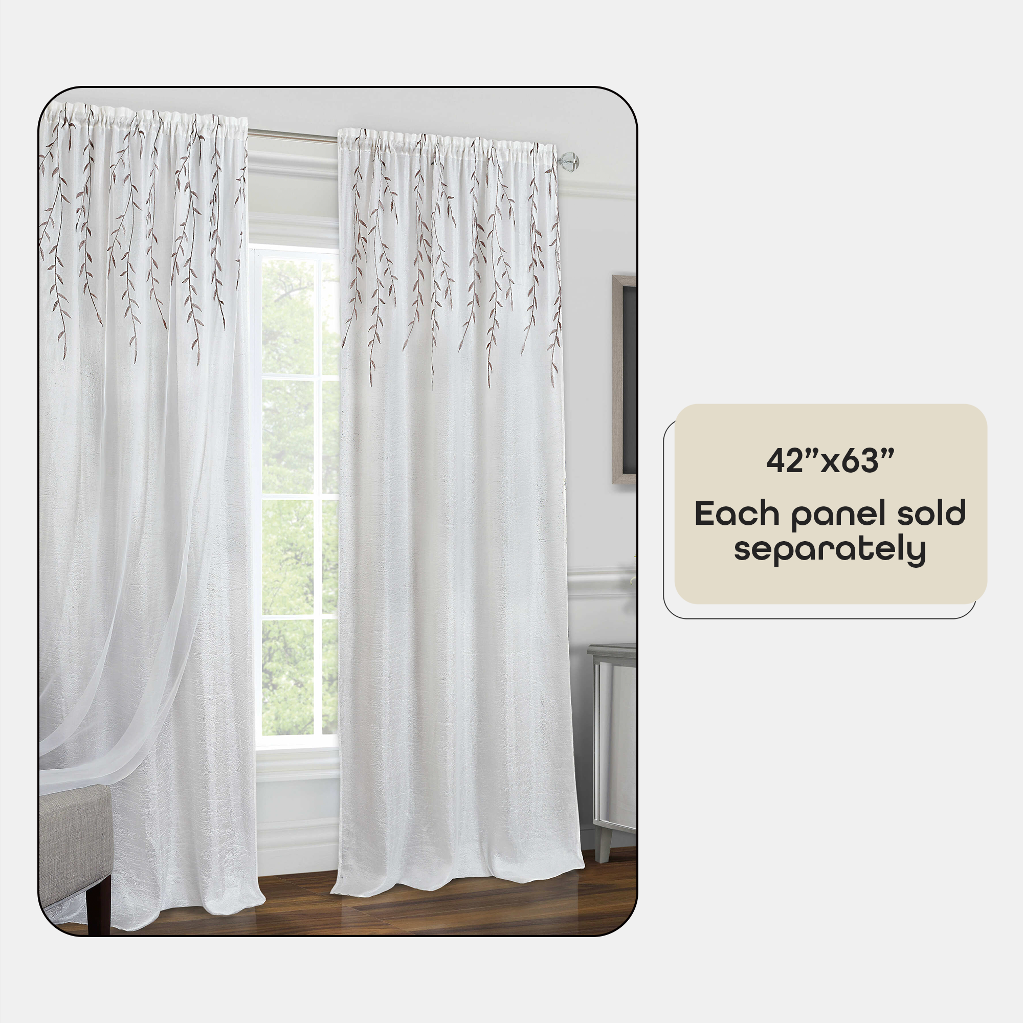 Achim WIPN63WH06 curtains - View #6