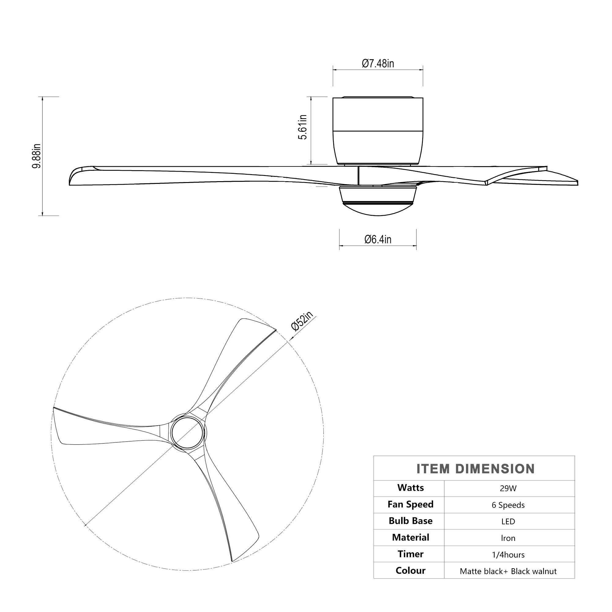 Bayfeve BFHM-78237-CF Ceiling-Fans - View #6