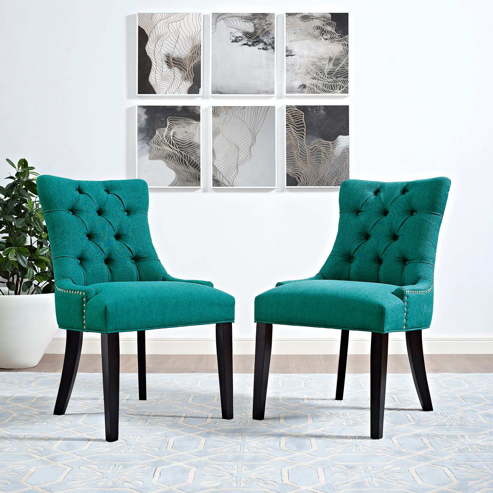 Modway EEI-2223-TEA Dining-Chairs - View #2