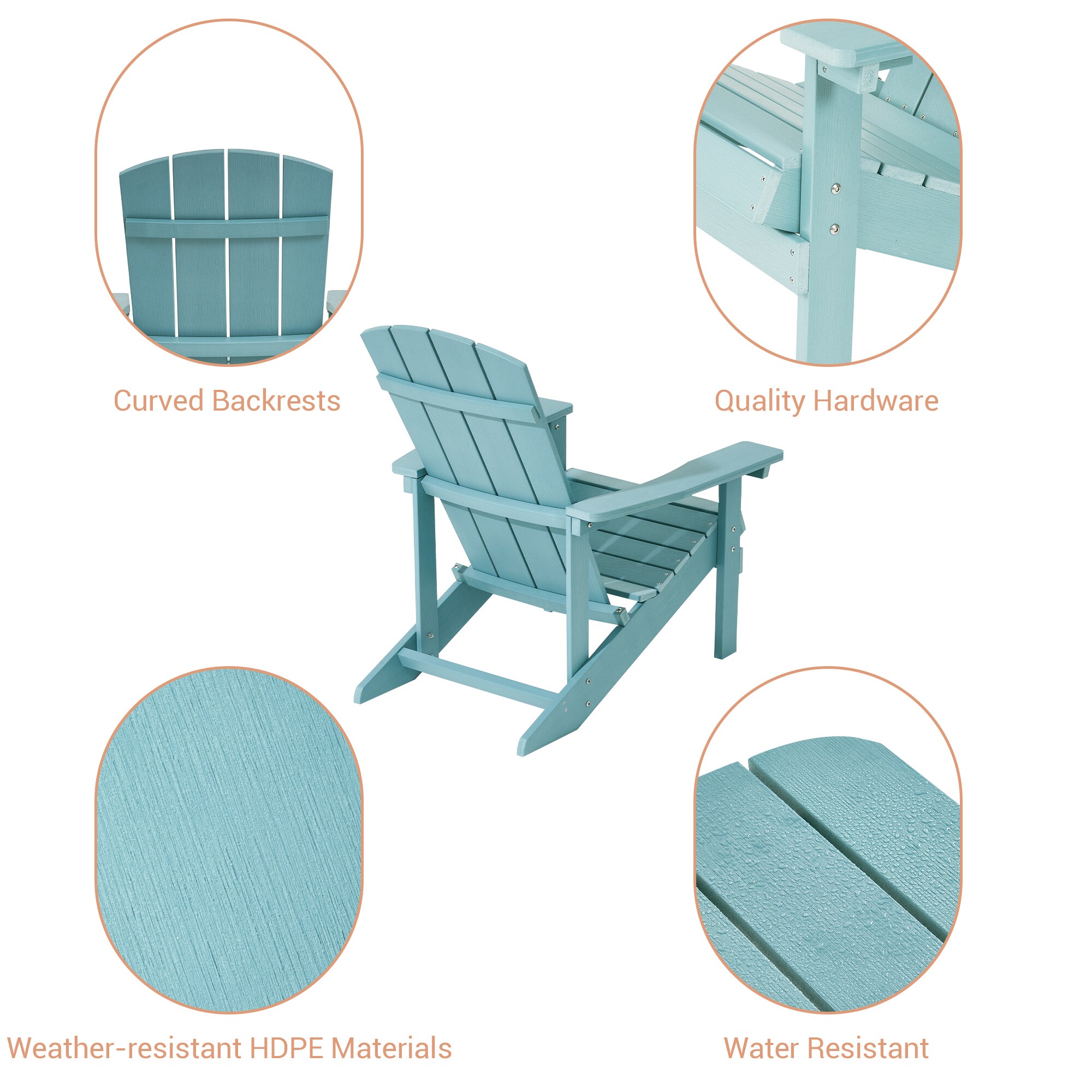 ACEGOSES LW-QW-B5LB-4 Patio-Chairs - View #2