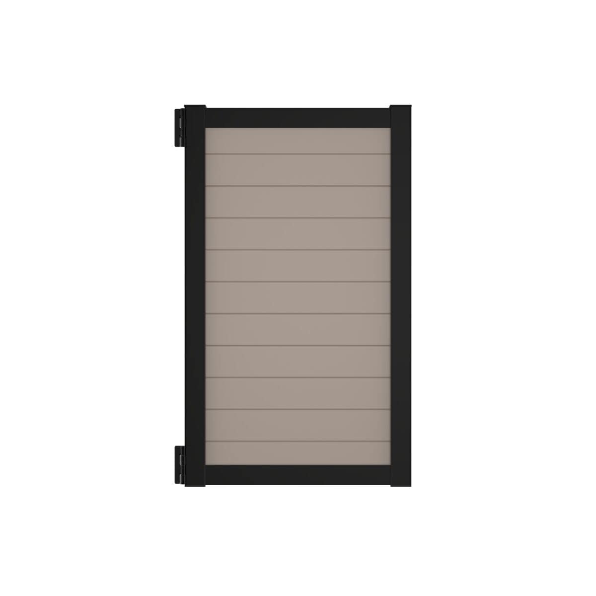 CATALYST - Riverside 6-ft H x 4-ft W Gray Vinyl Fence Gate Kit